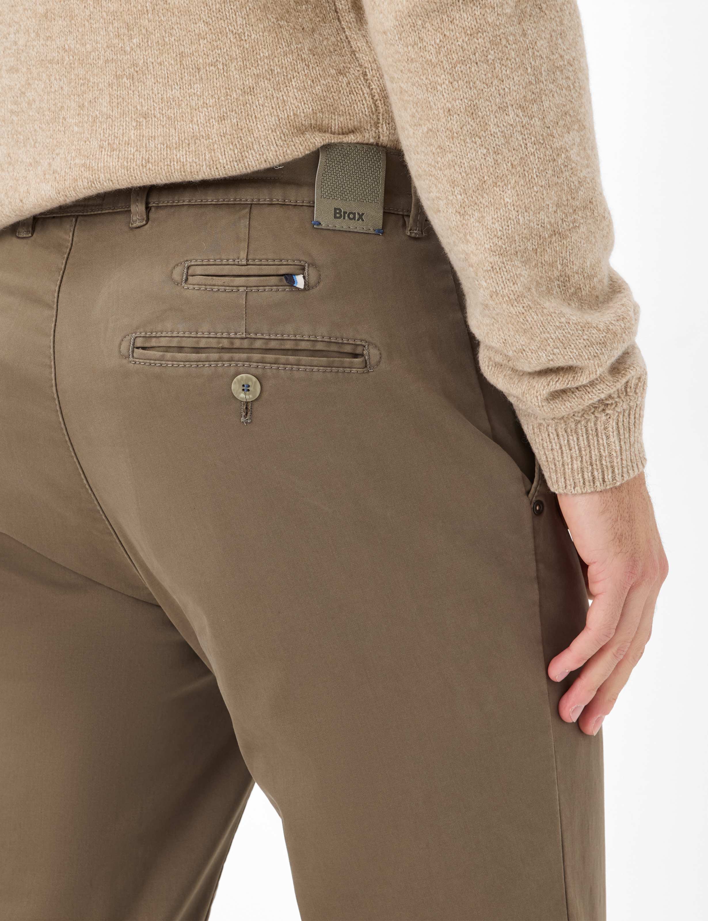 Men Style FABIO TT Green - Olive Modern Fit Detail 2