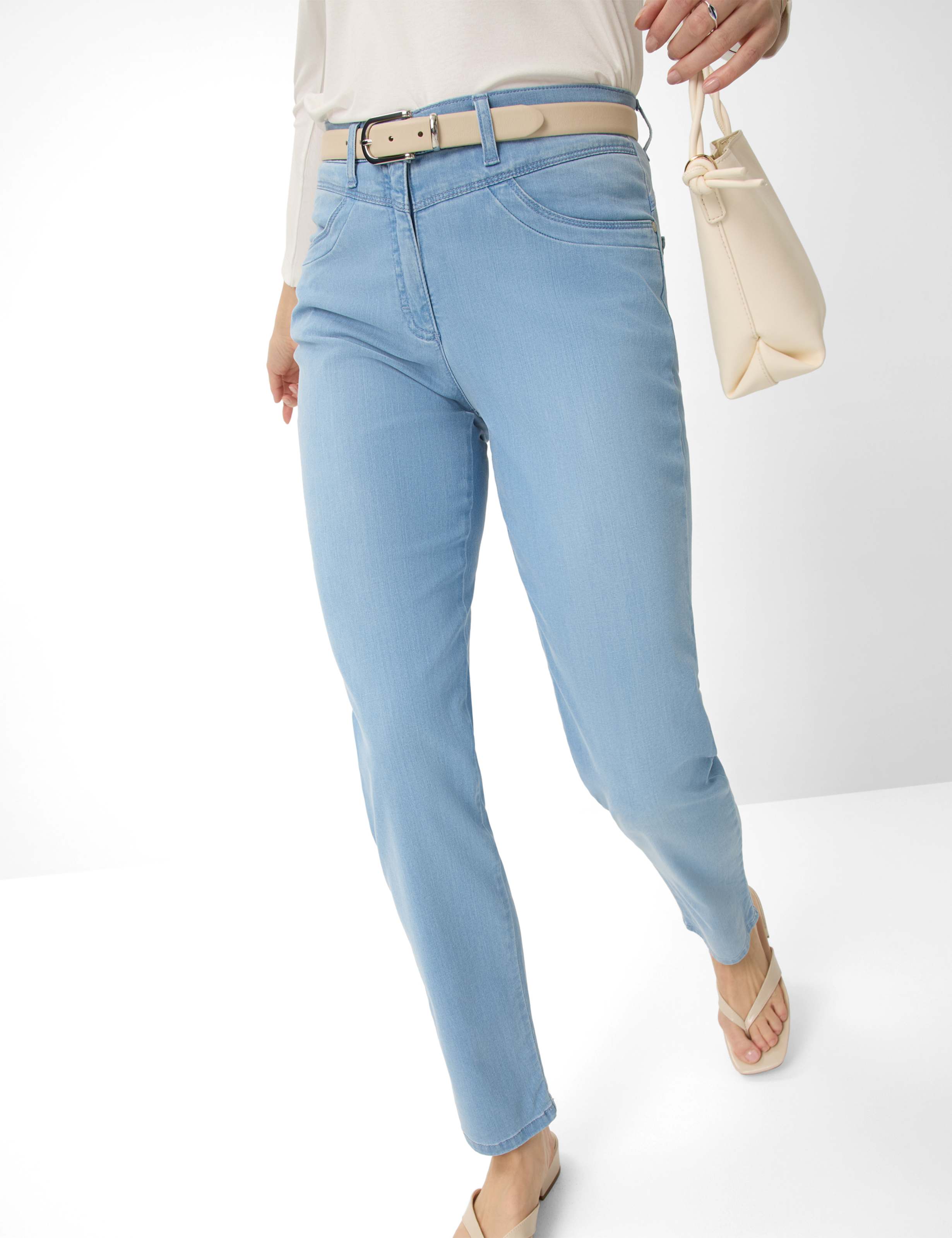 Femme Style CAREN NEW Denim Bleu Comfort Plus Fit Détail 1