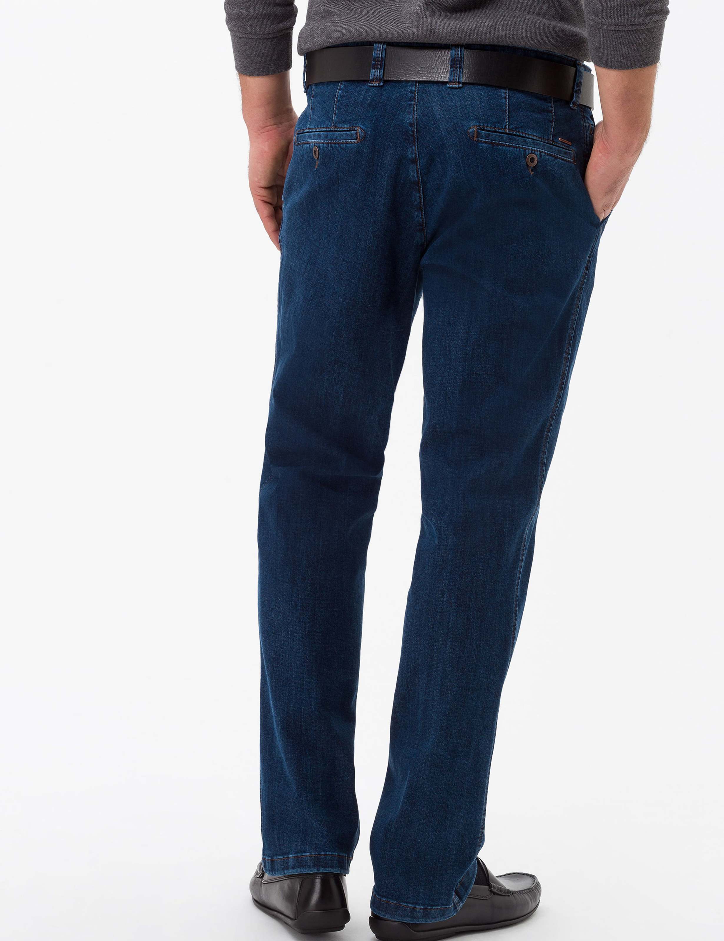 Herren Style JIM Denim Blau Regular Fit Model Outfit