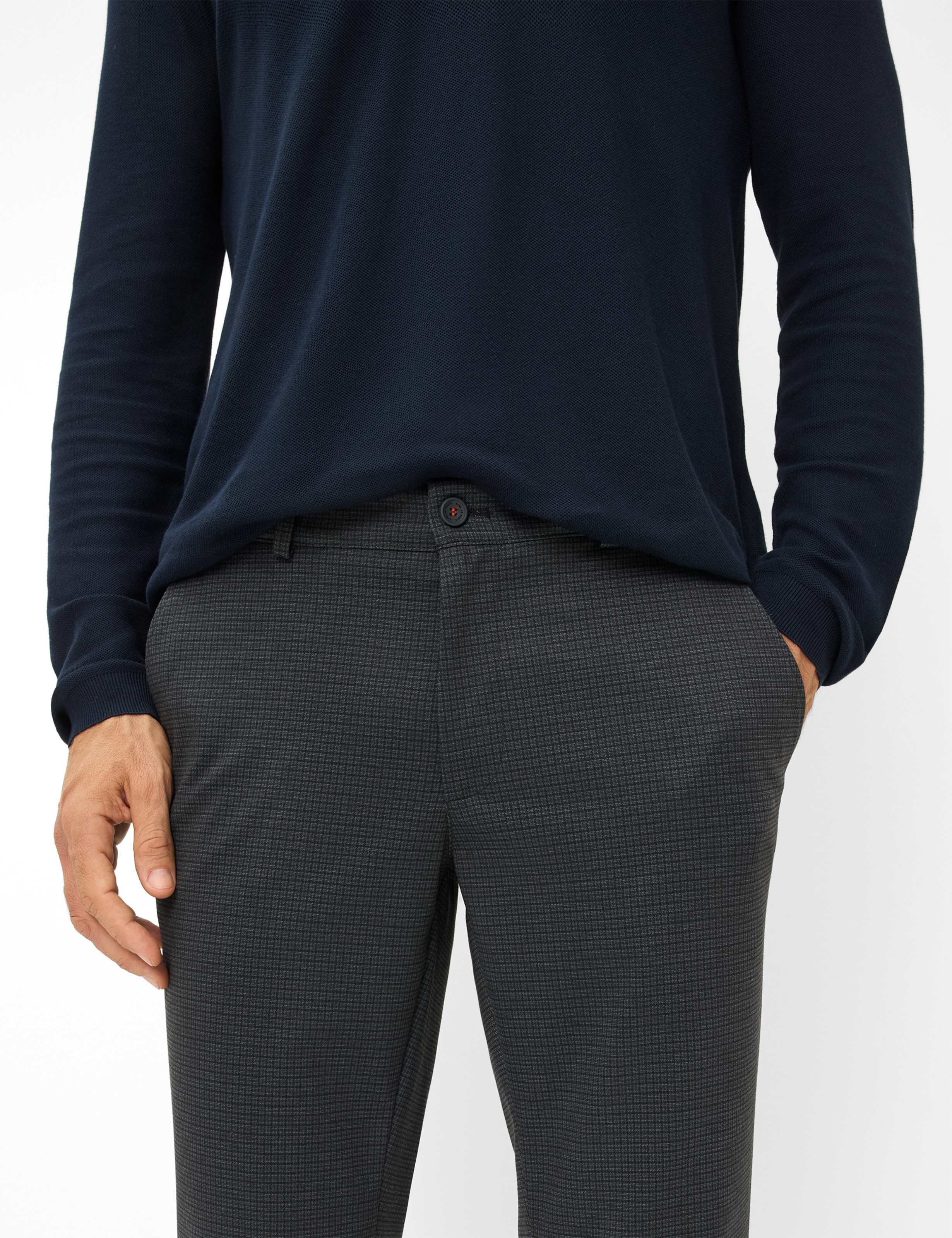 Herren Style THILO Dunkelgrau - Anthrazit Regular Fit Detail 2