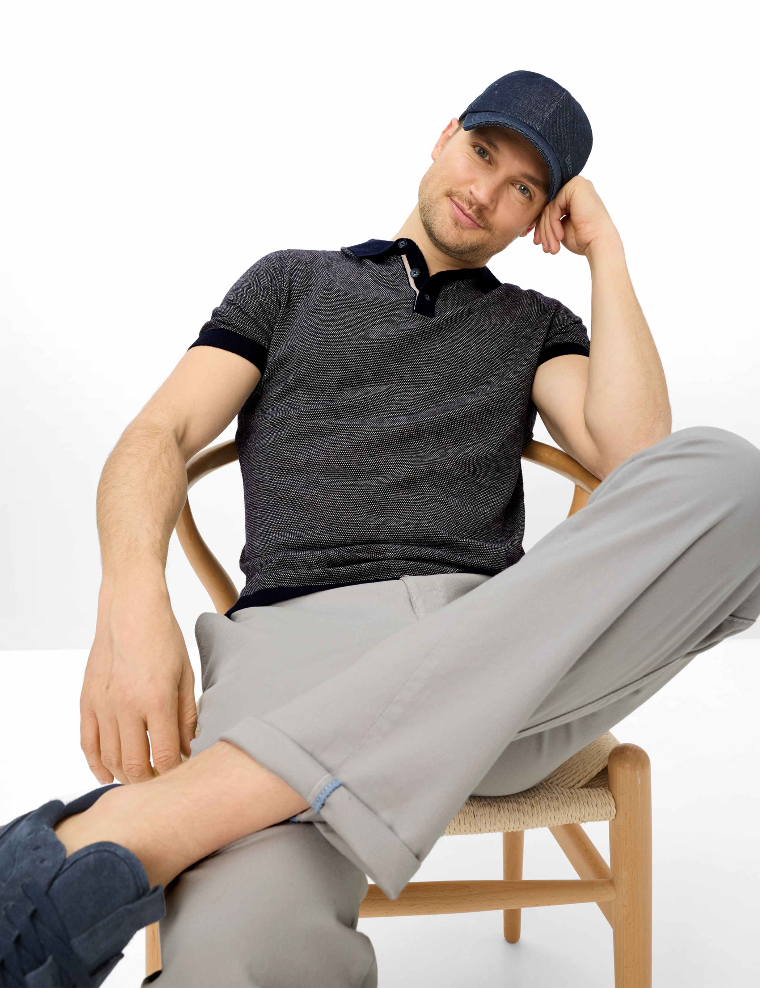 Homme Style PASCAL Bleu Foncé  Détail 1