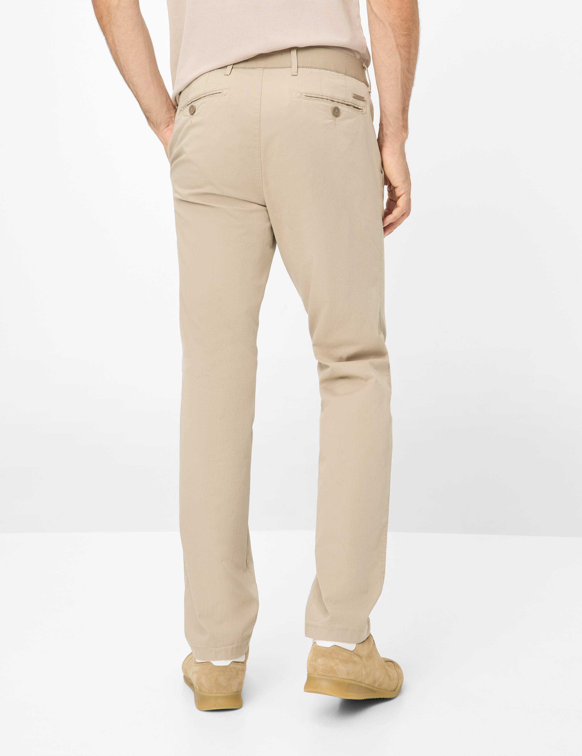 Men Style TORGE Beige Regular Fit Model back