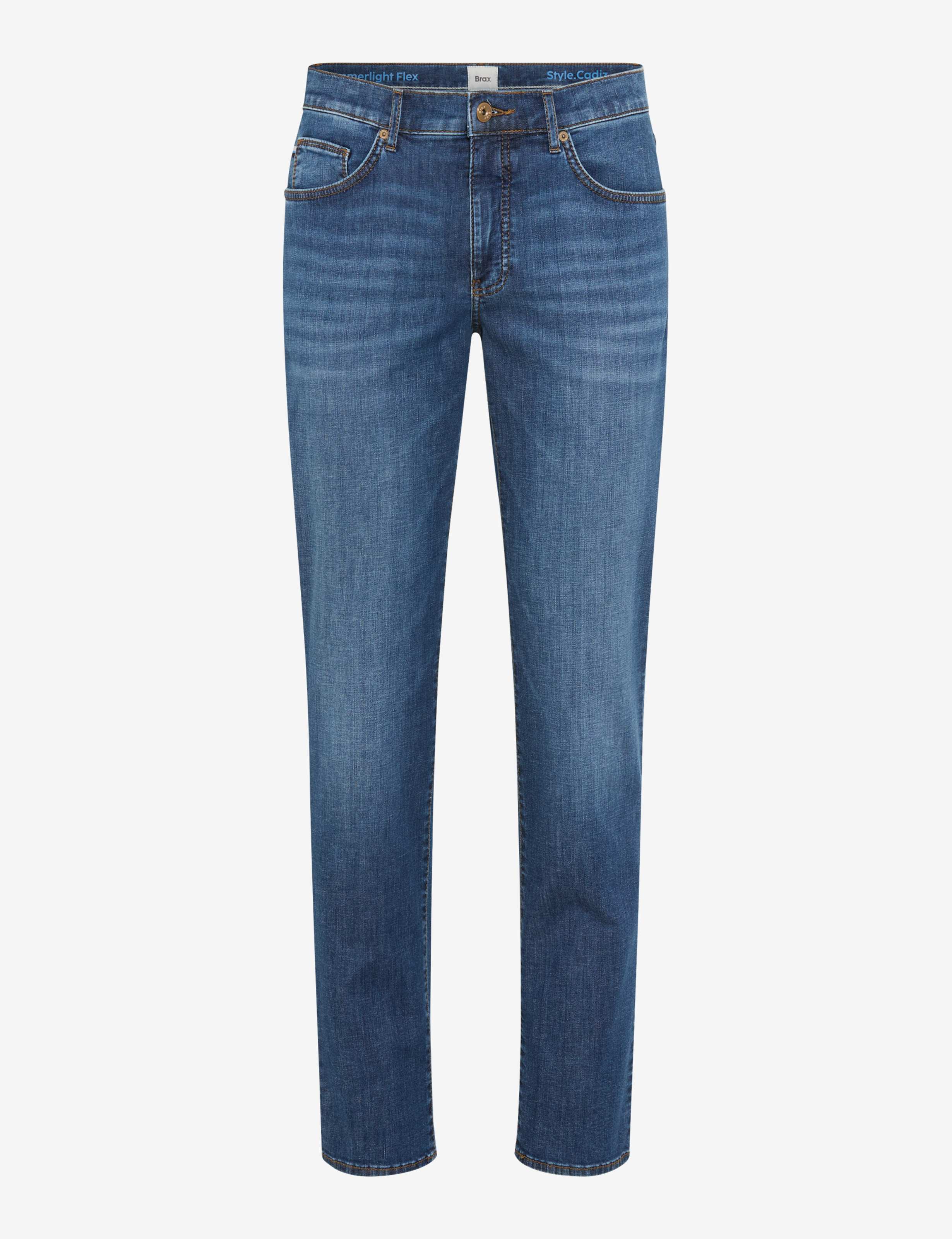 Homme Style CADIZ Denim Bleu Straight Fit Détourage avant