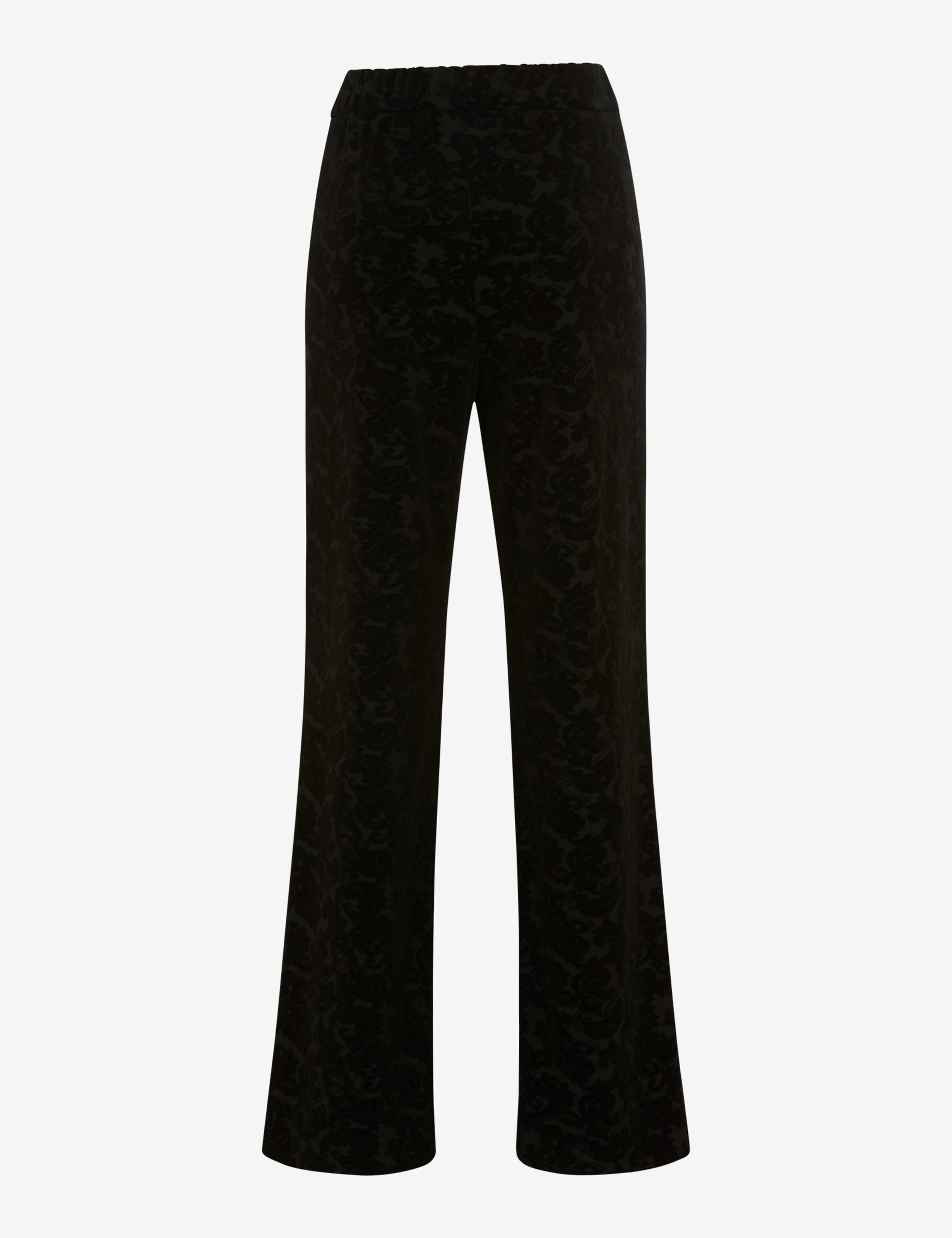 Femme Style MAINE Noir Wide Leg Détourage arrière