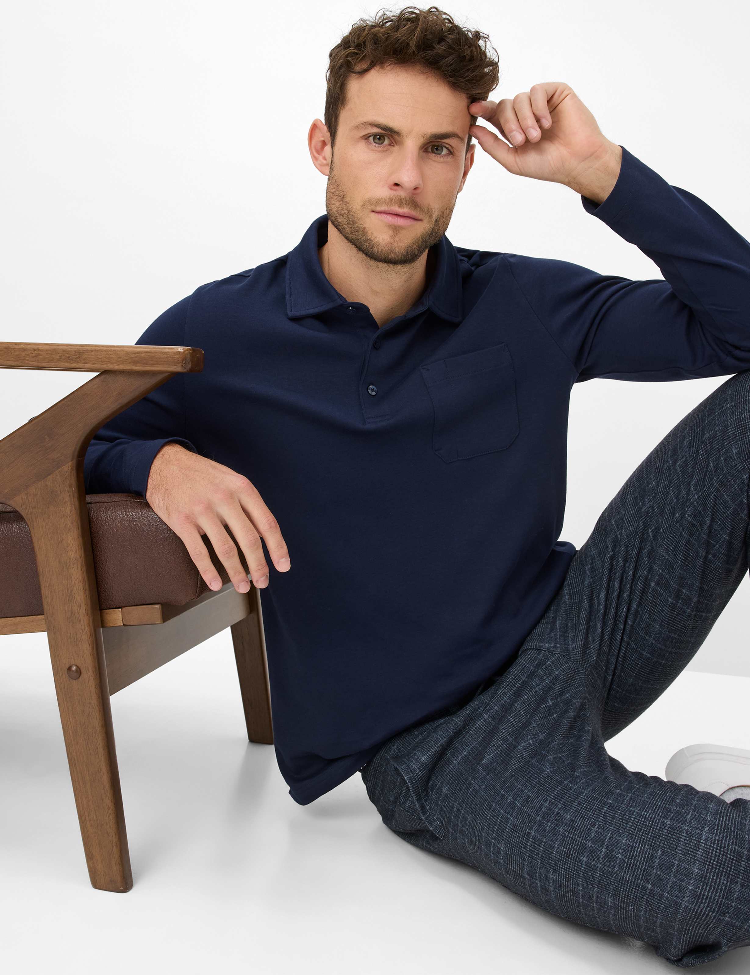 Herren Style PIRLO Dunkelblau  Detail 1