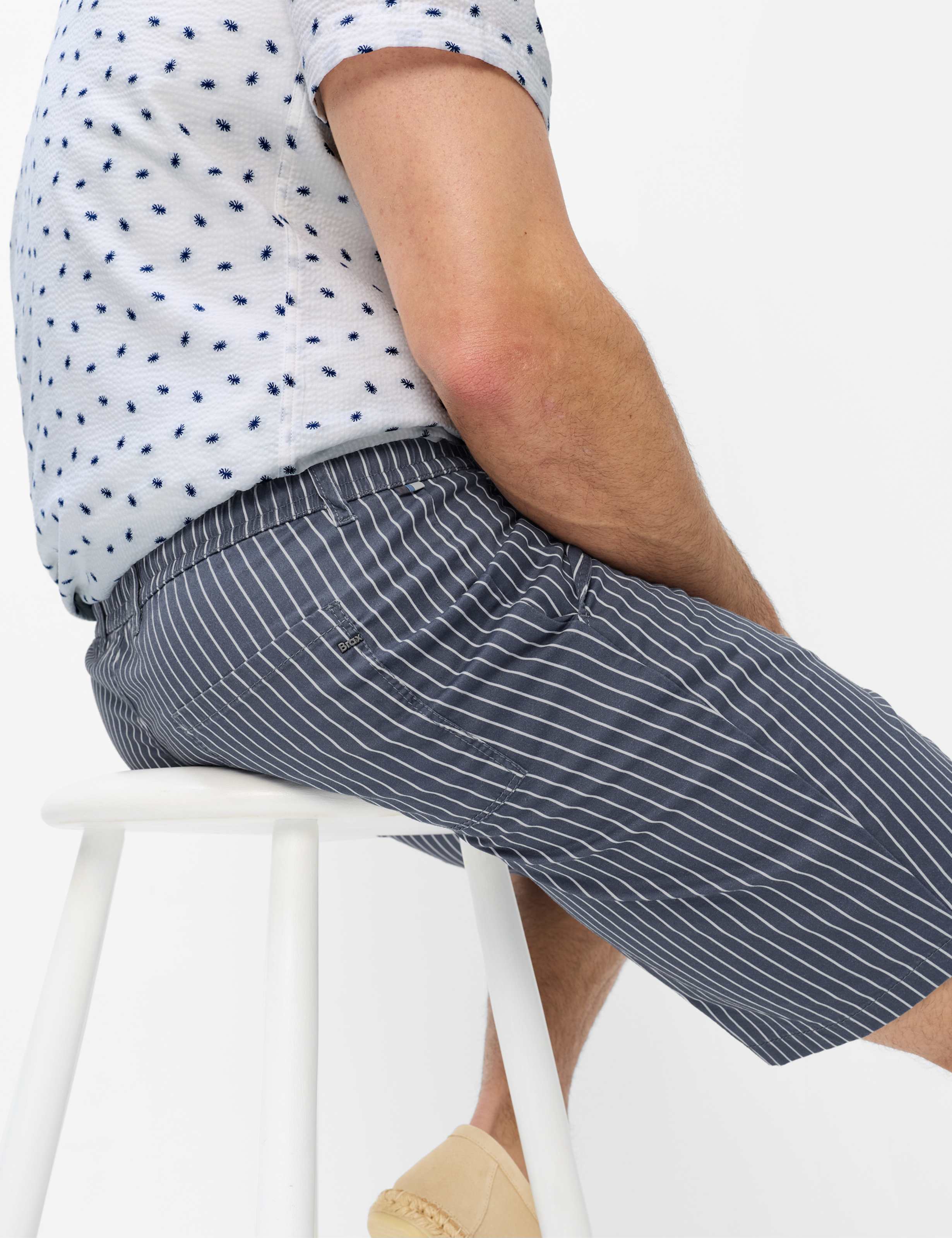 Herren Style BOZEN Blau Modern Fit Detail 1