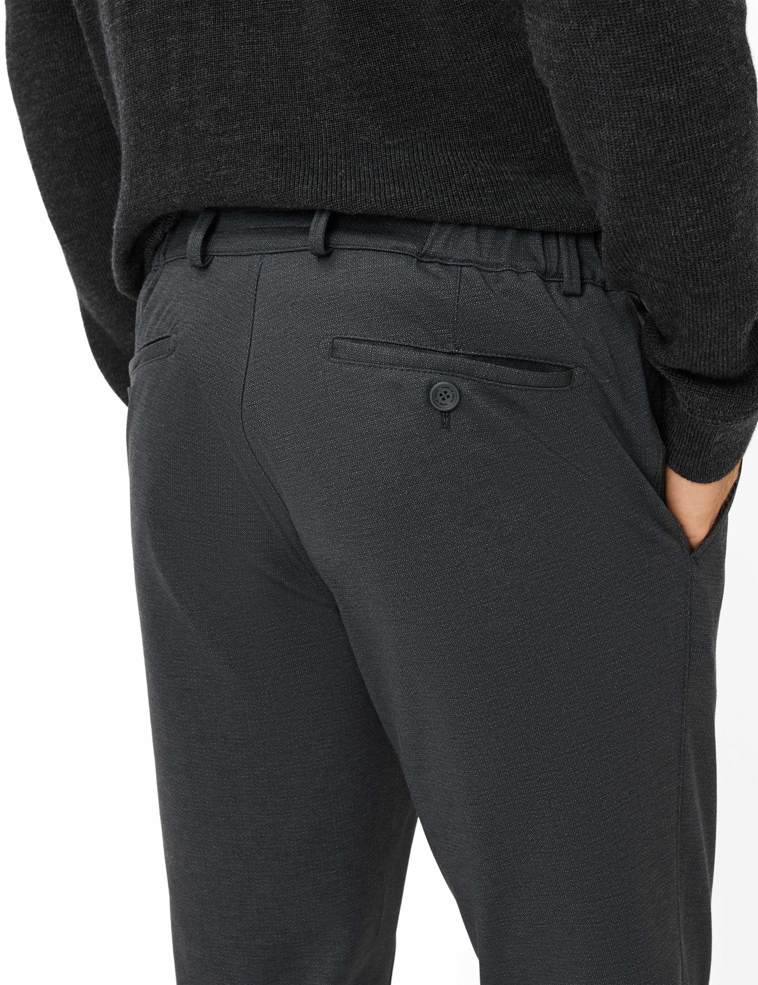 Herren Style THILO Dunkelgrau - Anthrazit Regular Fit Detail 2