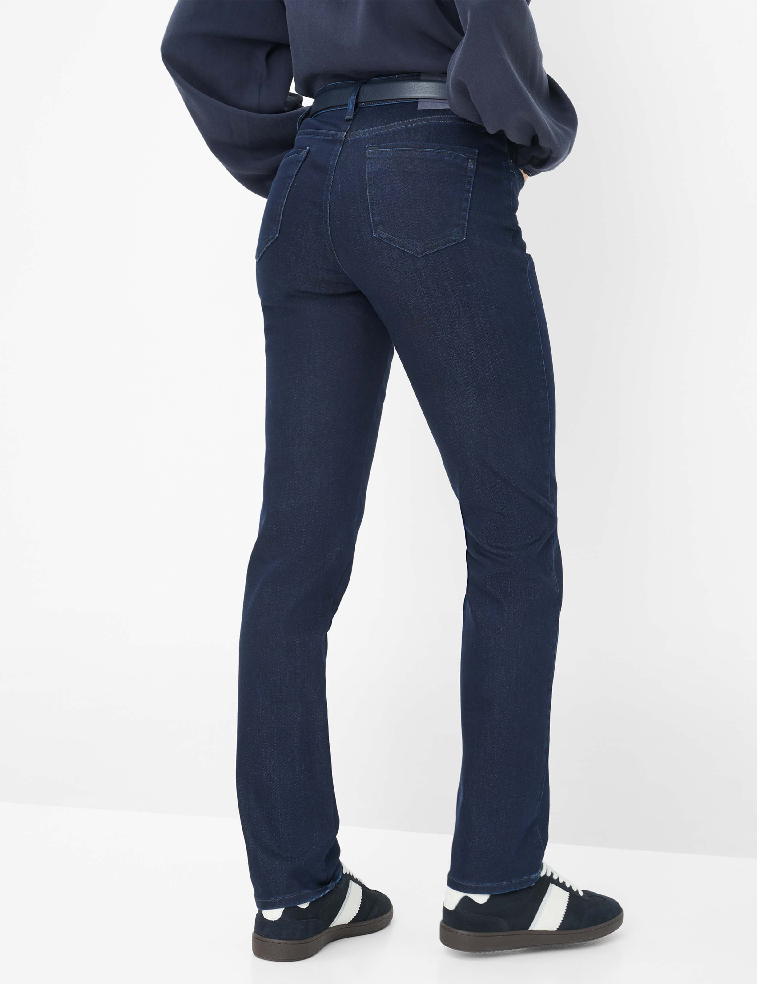 Thumbnail - Brax Damen Five-Pocket-Hose Style MARY CLEAN DARK BLUE, denim dunkelblau, Gr. 38K
