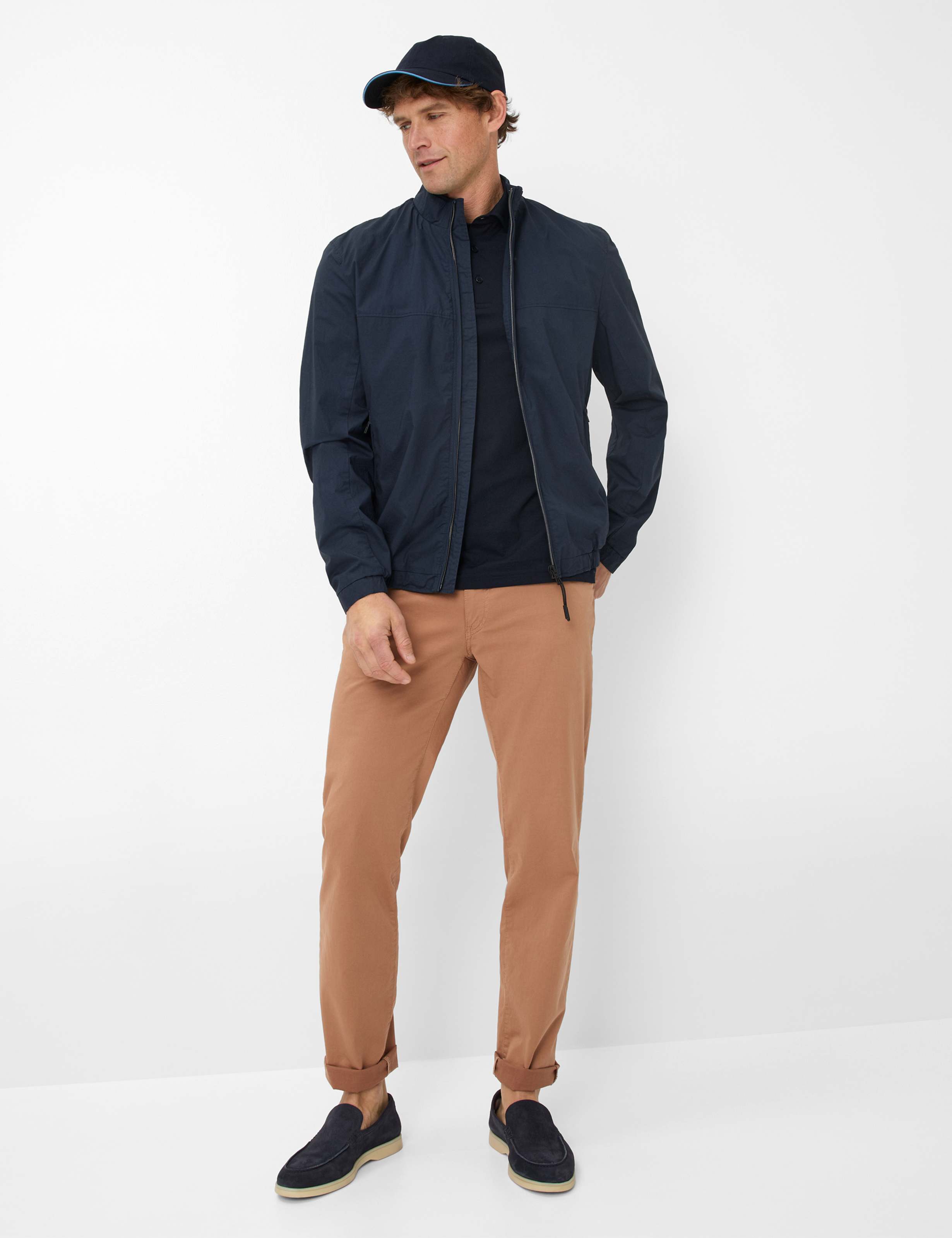 Herren Style CALVIN Dunkelblau  Model Outfit