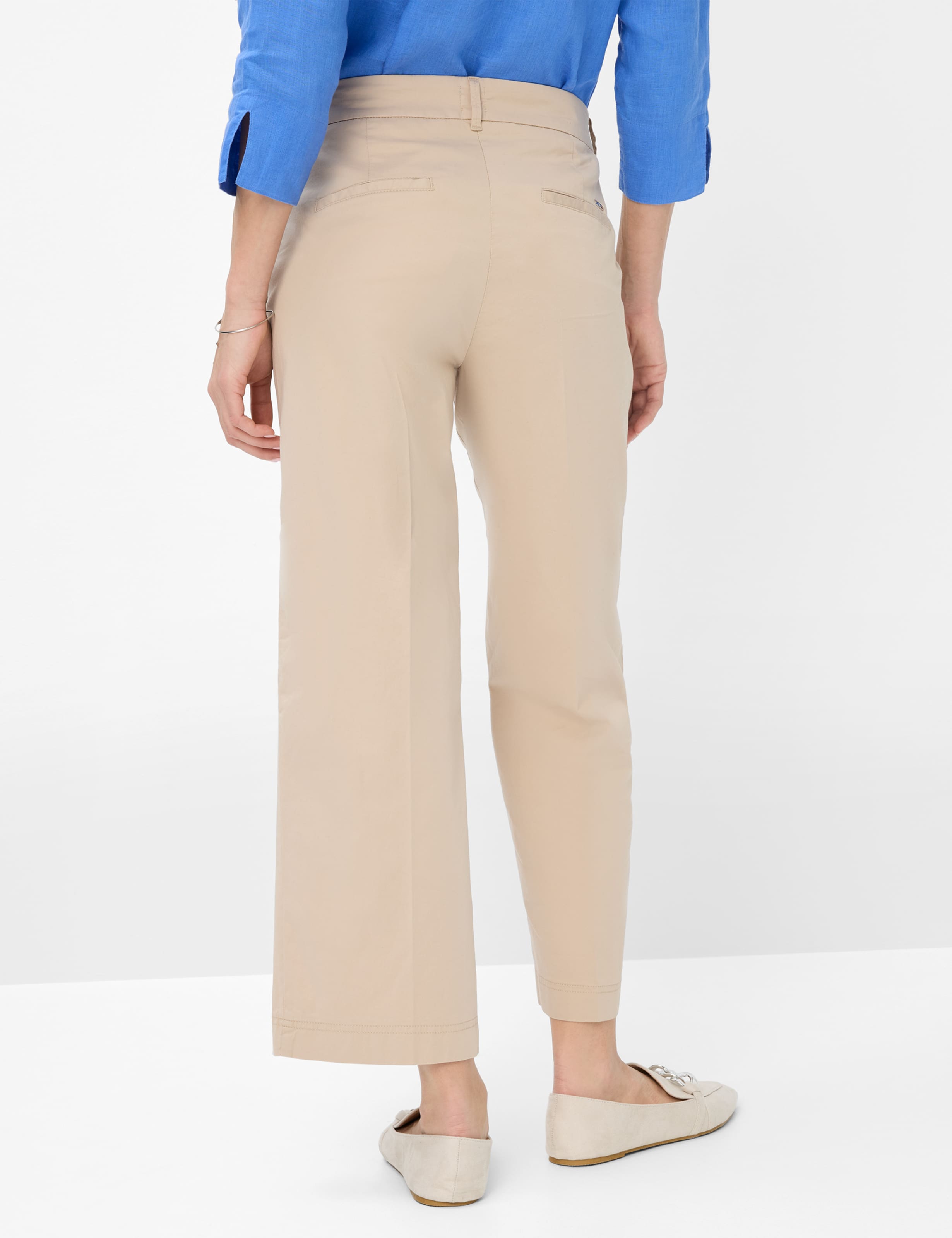 Women Style MAINE S Beige Wide Leg Model back