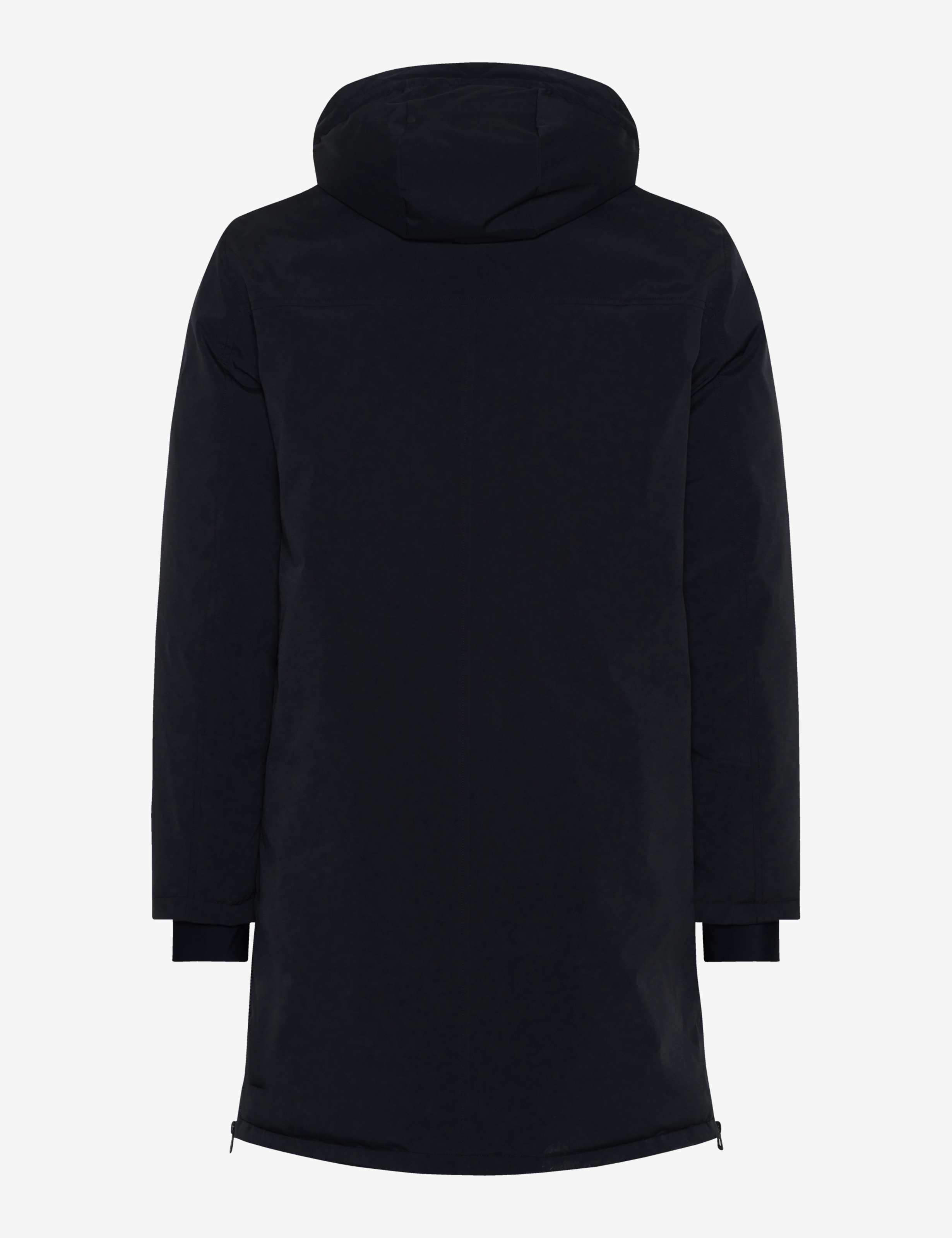 varet street back tuck coat ブラック