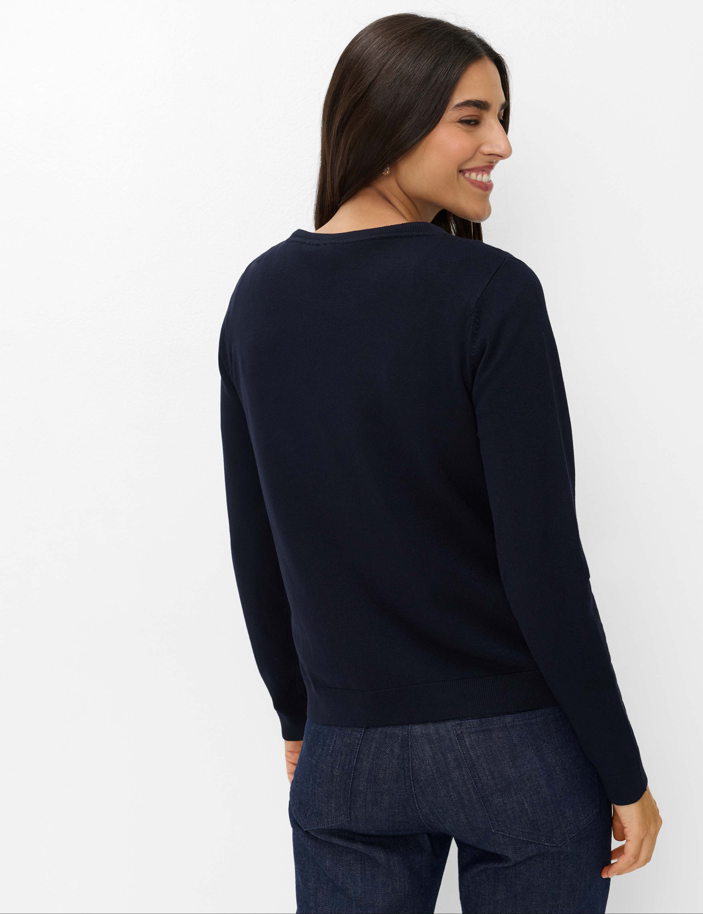 Damen Style LENI Dunkelblau  Model Rueck