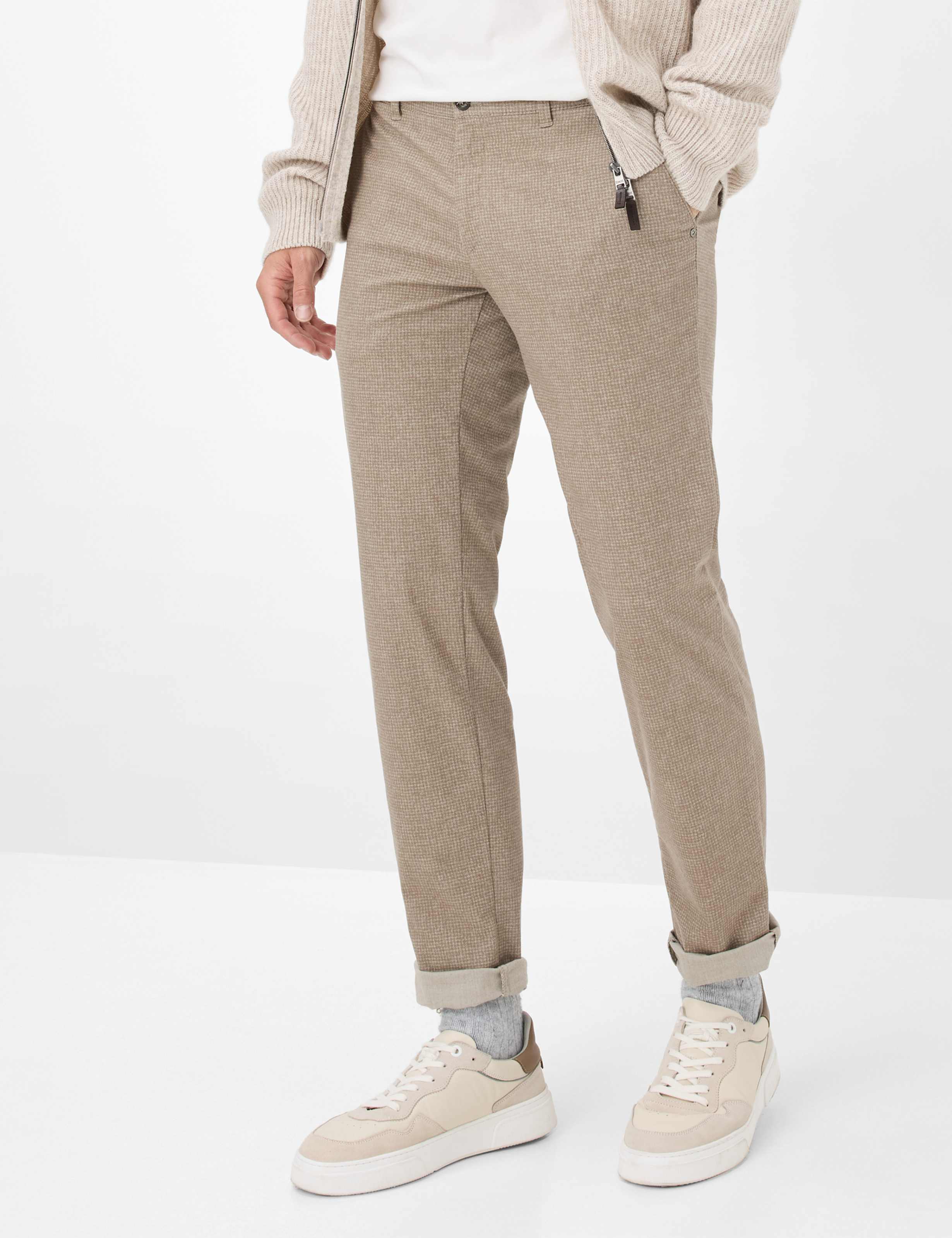 Thumbnail - Brax Herren Flatfronthose Style FABIO CAMEL, hellbraun, Gr. 35/34