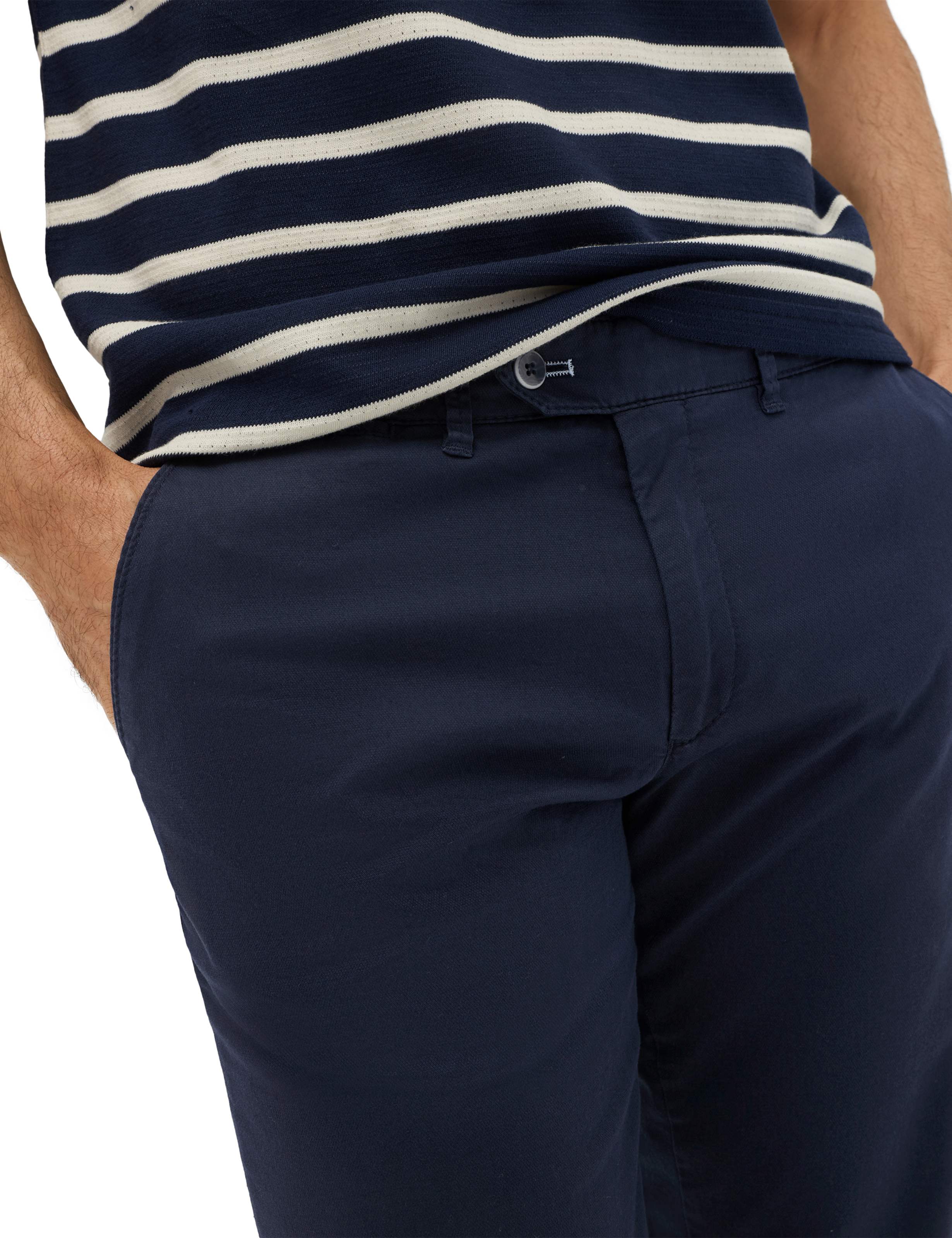 Herre Style JOE Mørkeblå Regular Fit Detalje 1