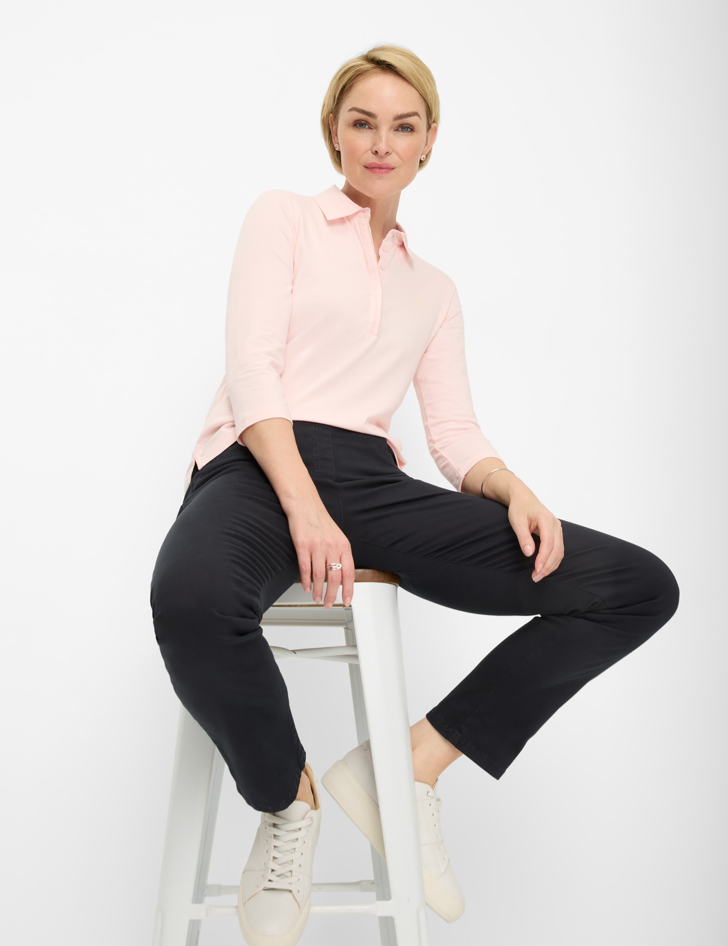 Damen Style PAMINA FUN Dunkelblau Slim Fit Detail 1