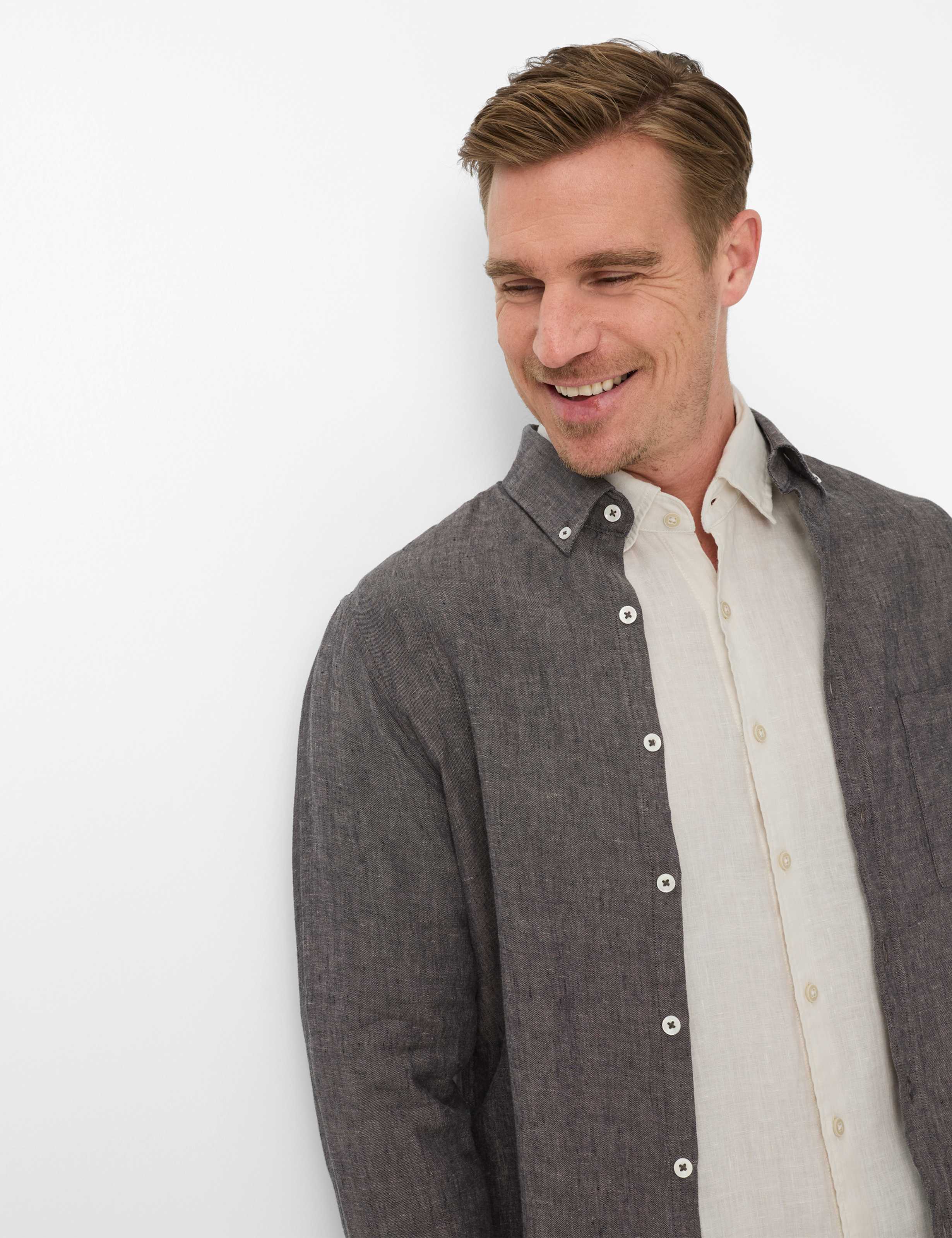 Homme Style HAROLD Beige Clair  Détail 1