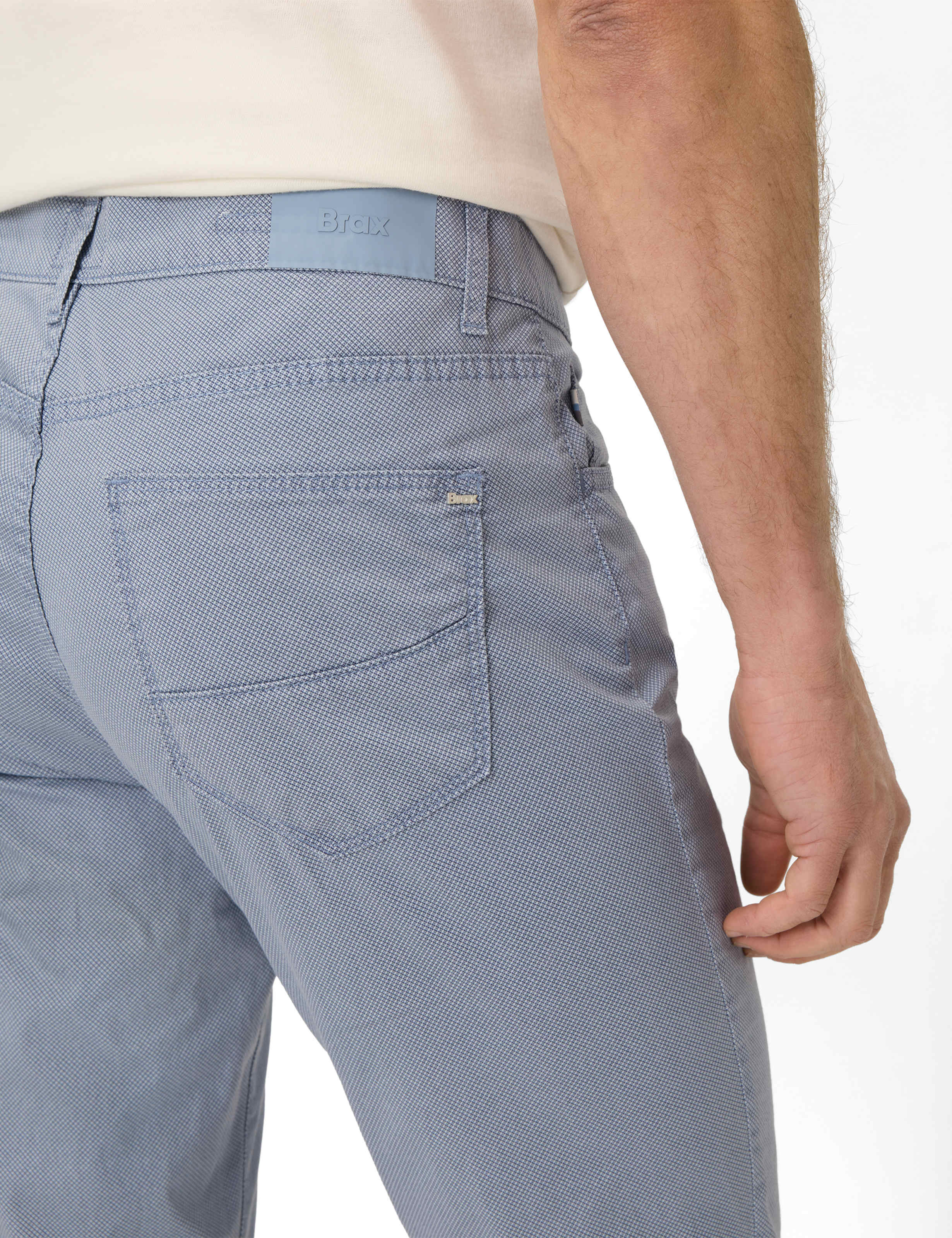 Men Style CADIZ Blue Straight Fit Detail 2