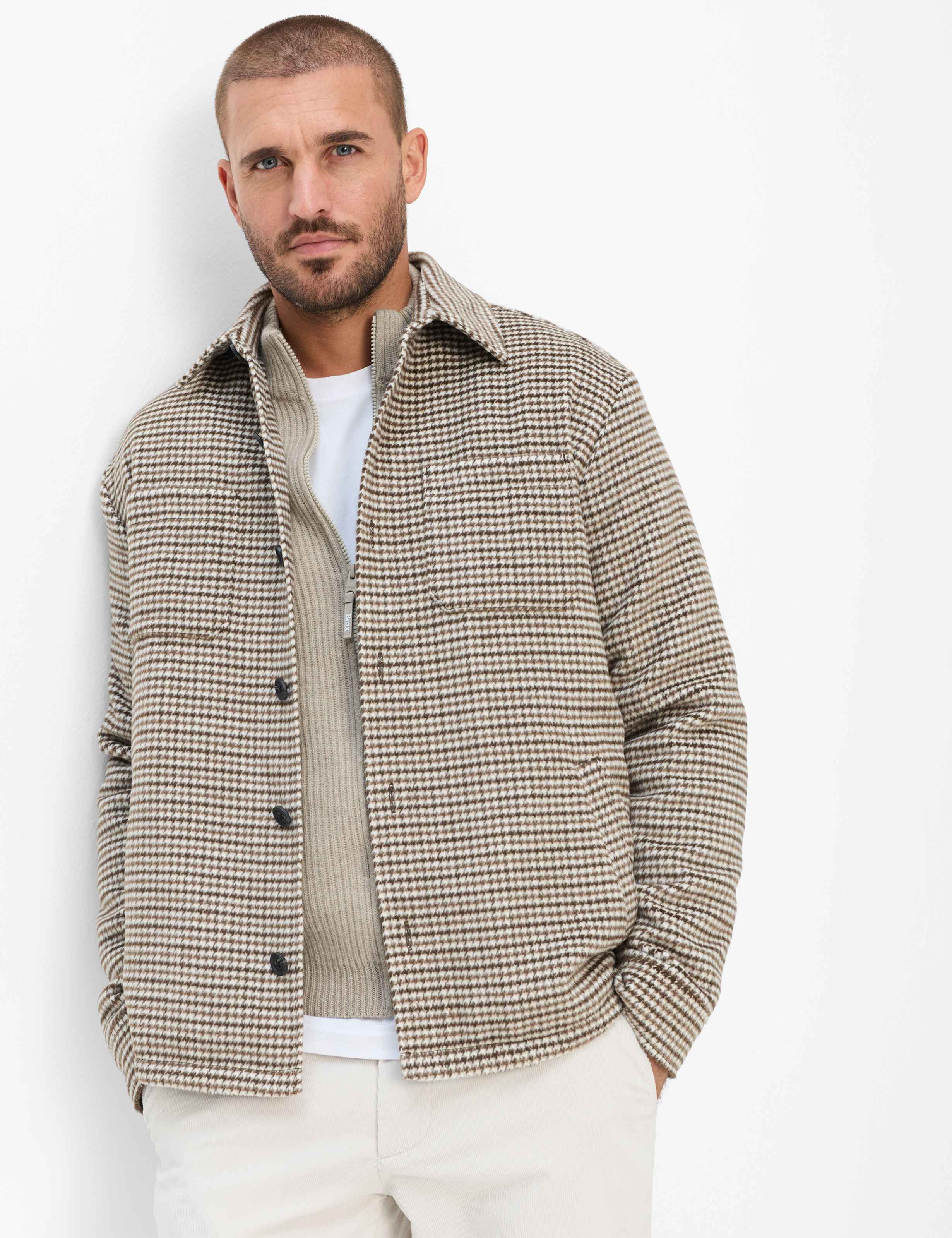 Tons bruns, Homme, Style DEXTER, MODEL_FRONT_ISHOP