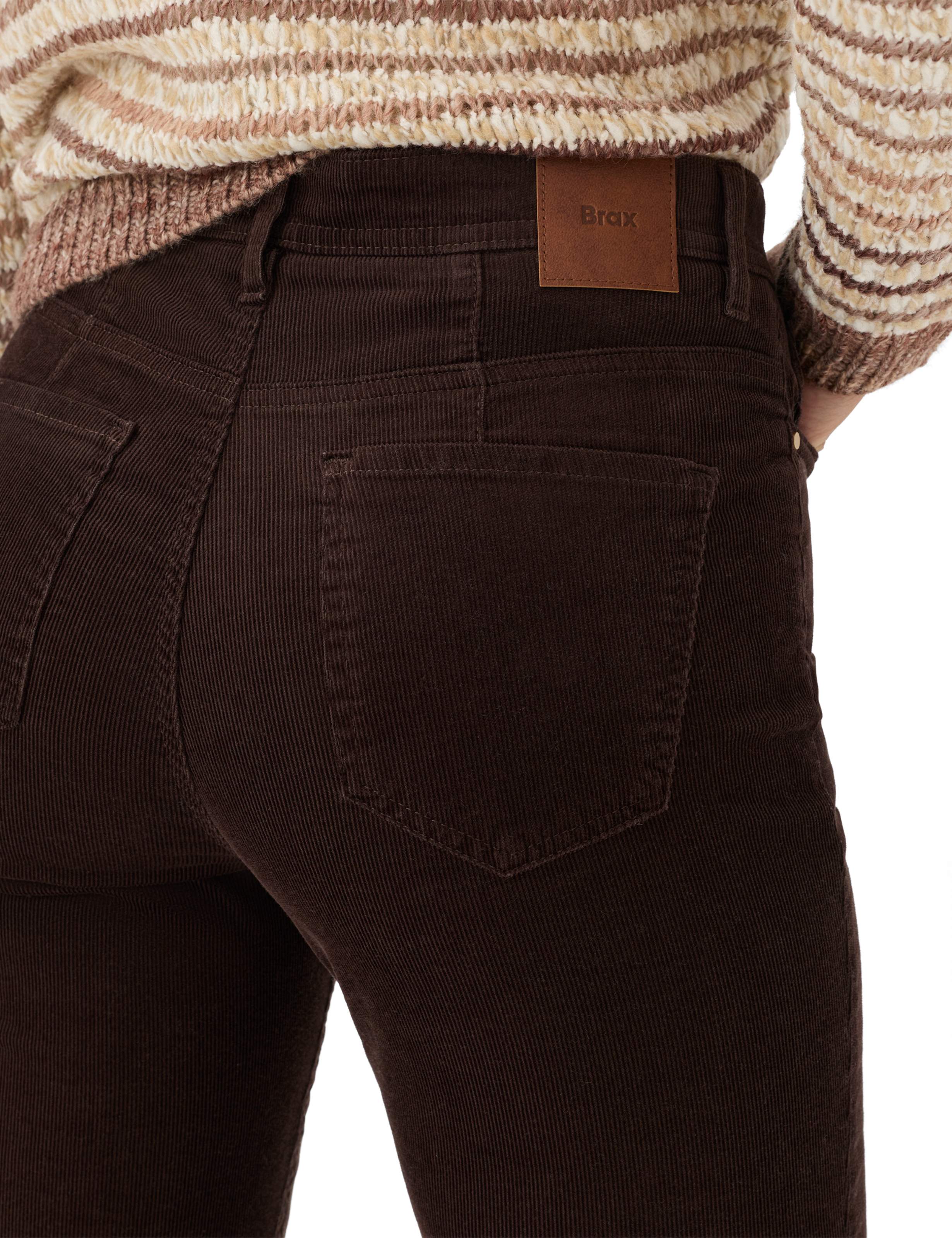 Femme Style MARY Rouge Foncé Regular Fit Détail 2