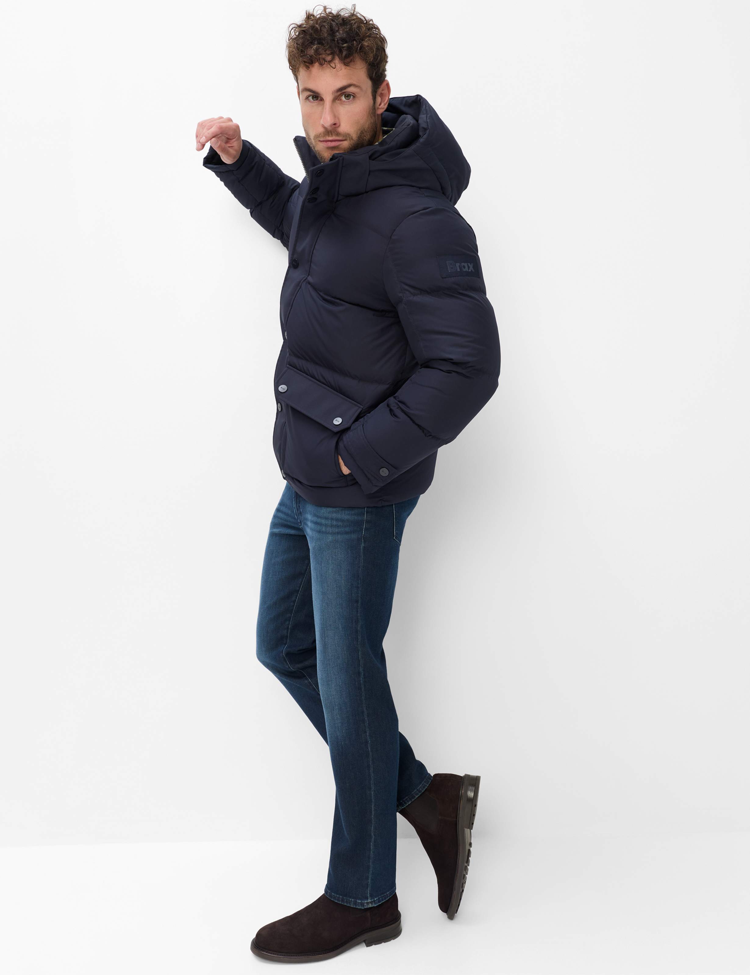 Men Style SAM Dark Blue  Model Outfit