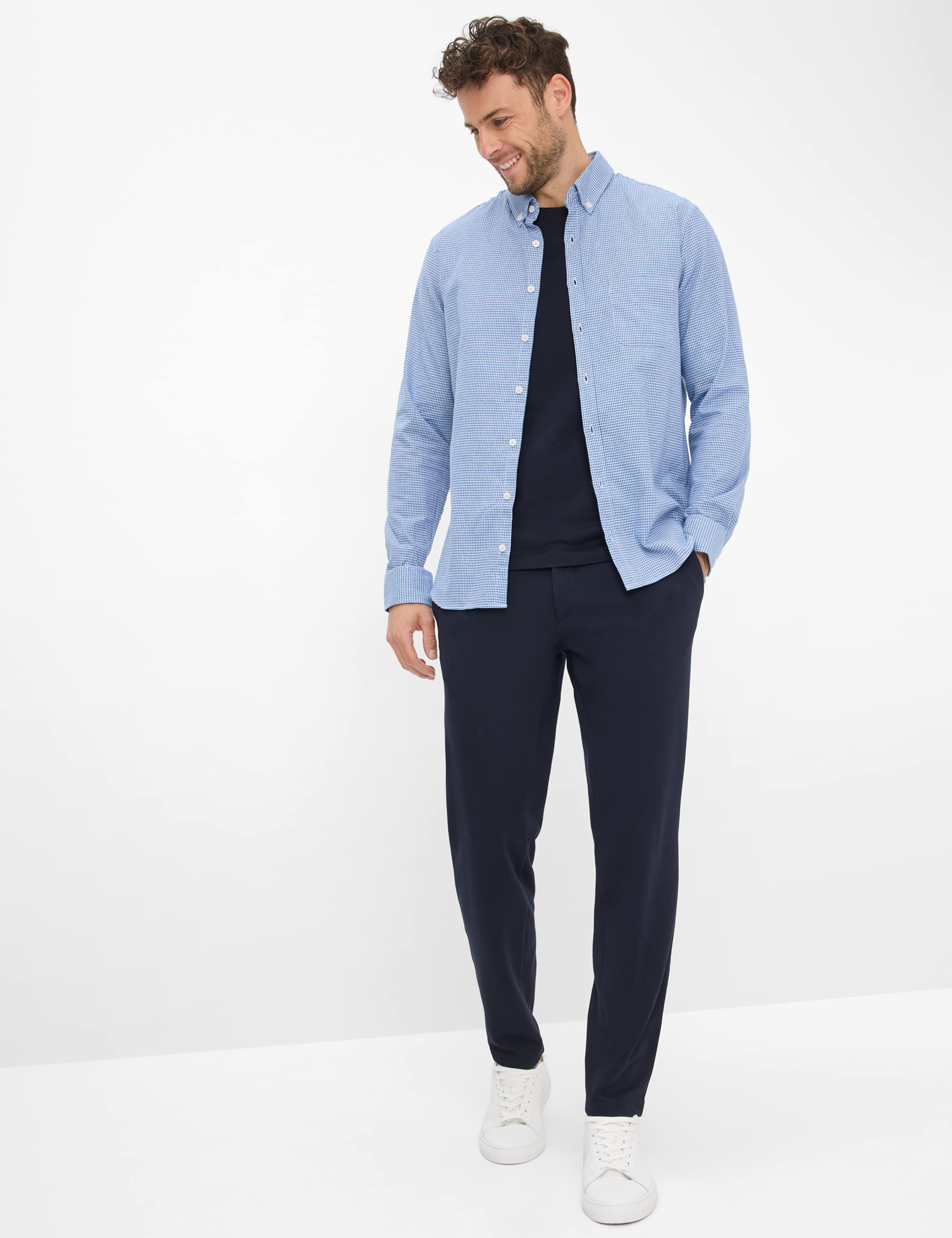 Heren Style DANIEL Blauw  Model outfit