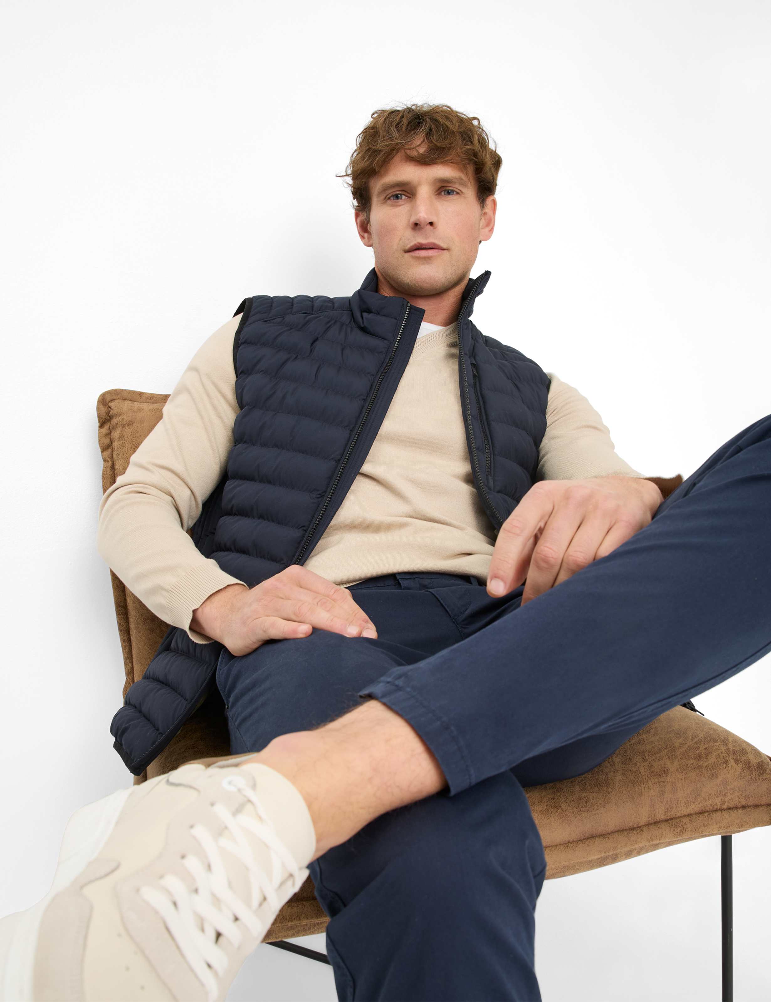 Homme Style SILVIO Bleu Foncé Slim Fit Détail 1