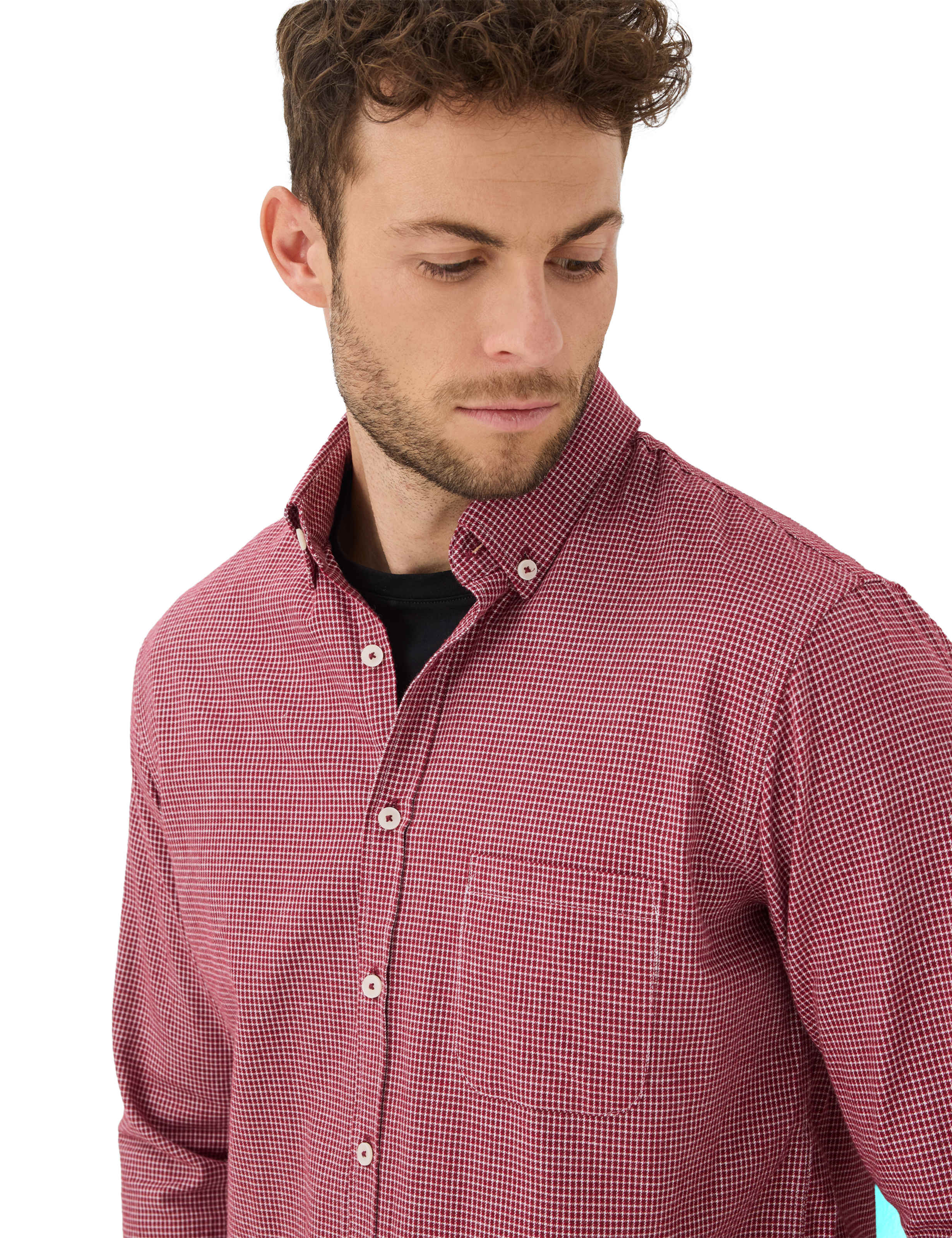 Homme Style DANIEL Rouge Foncé  Détail 2