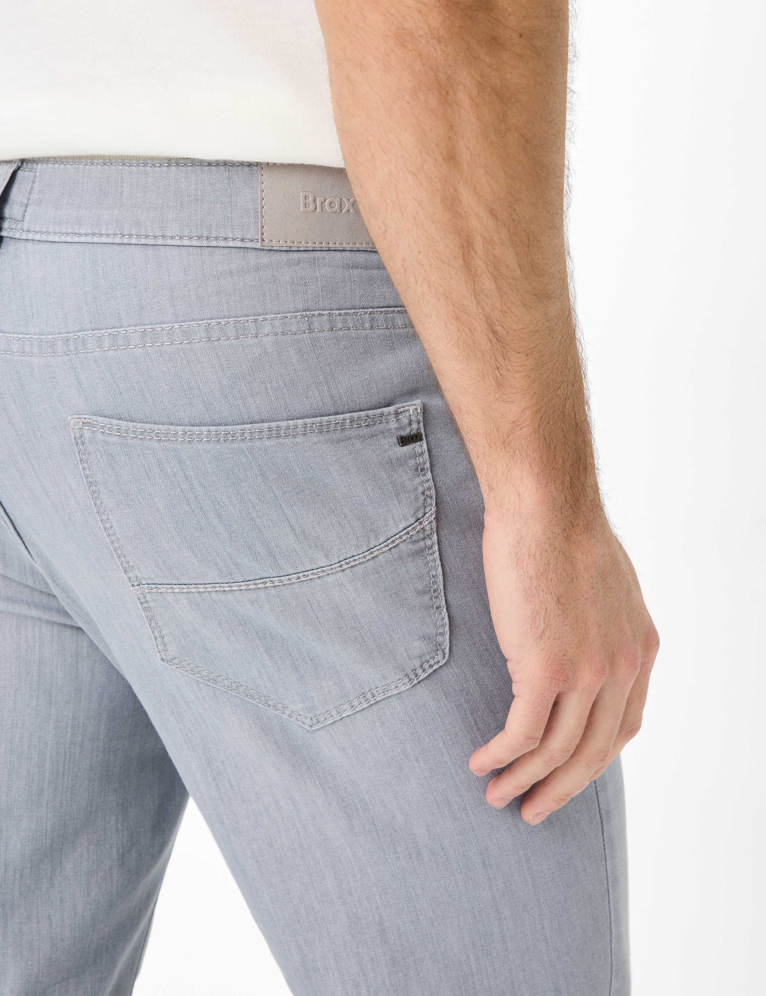 Men Style CADIZ Denim Medium Gray Straight Fit Detail 2