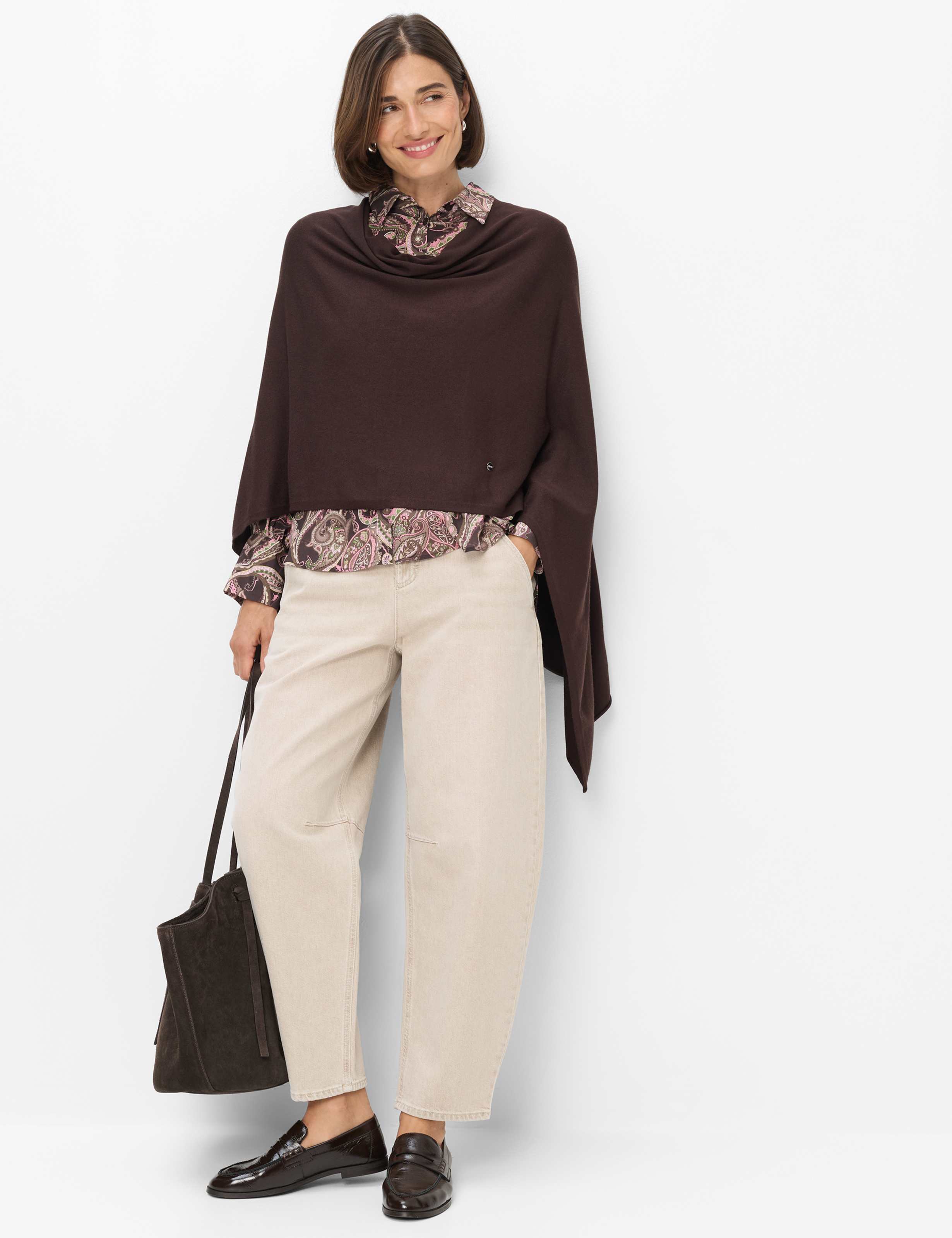Dame Style THEA Mørkebrun  Model Outfit