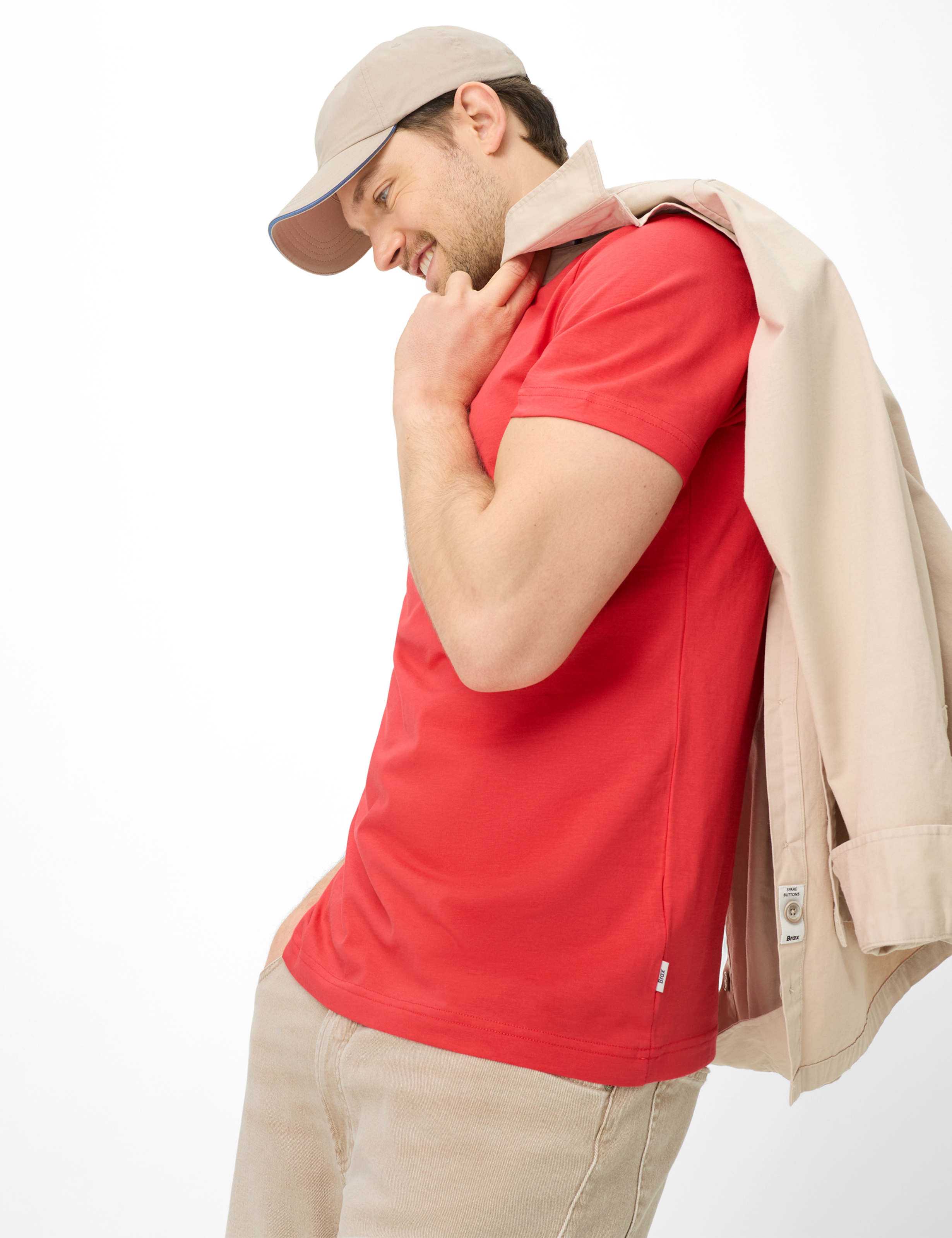 Herre Style TED Rød  Detalje 1