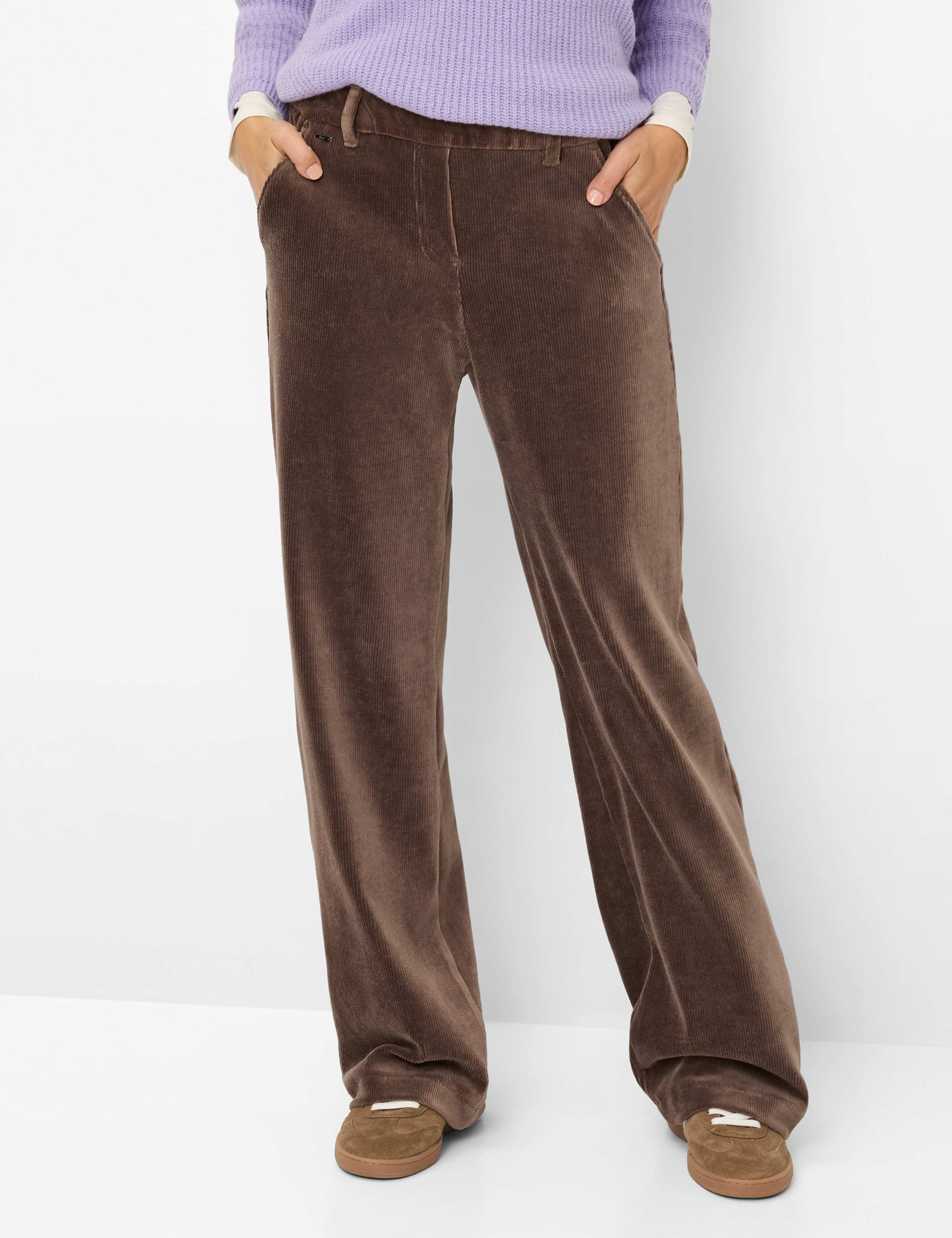Thumbnail - Brax Damen Cordhose Style MAINE CHOCOLATE CHIP, dunkelbraun, Gr. 44L