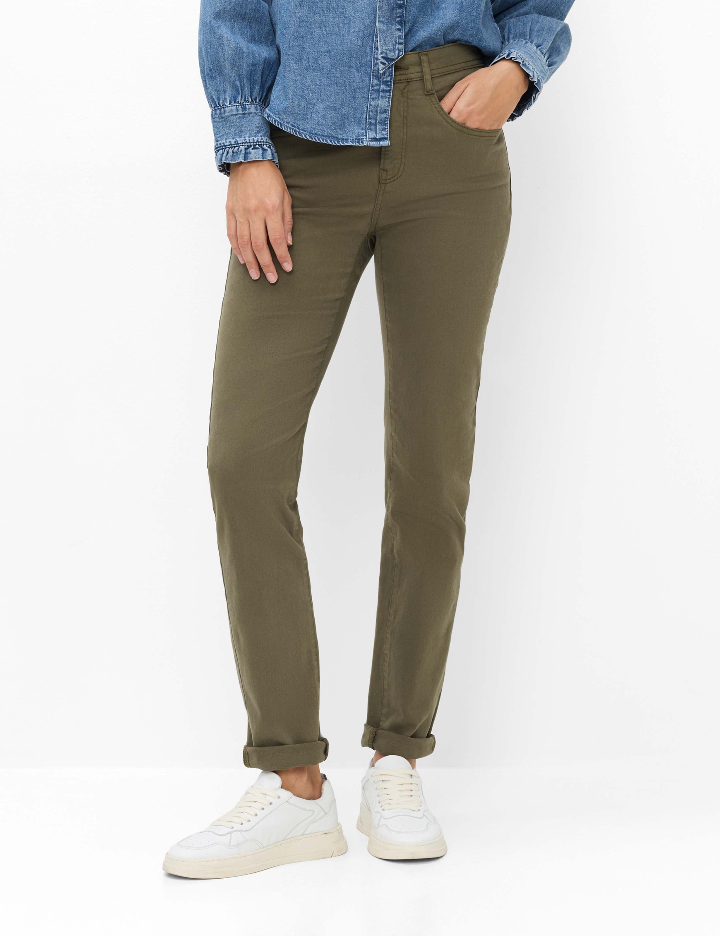 Tons verts, Femme, Style CAROLA, MODEL_FRONT_ISHOP