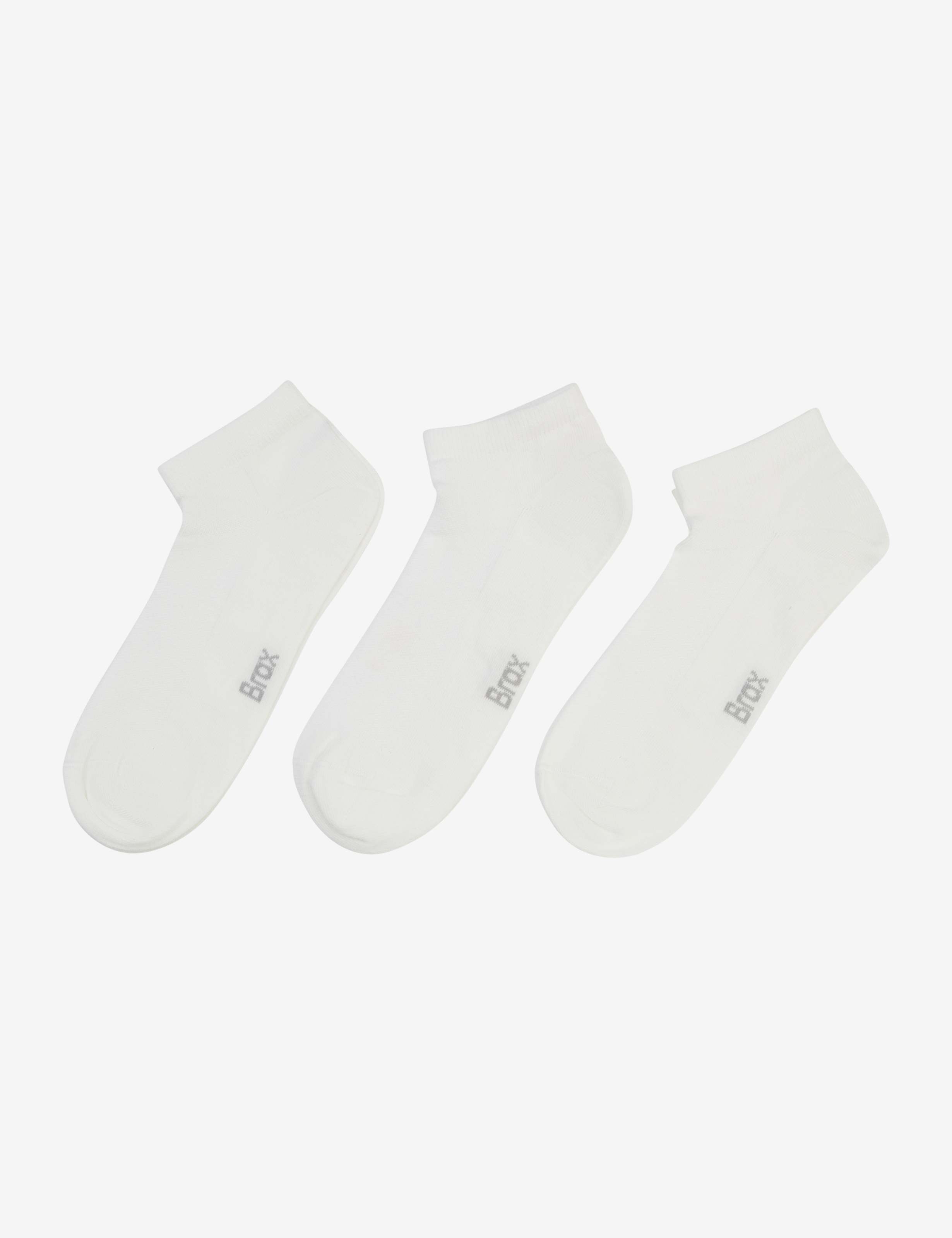Herren Style Sneakersocken Weiß  Freisteller Rueck