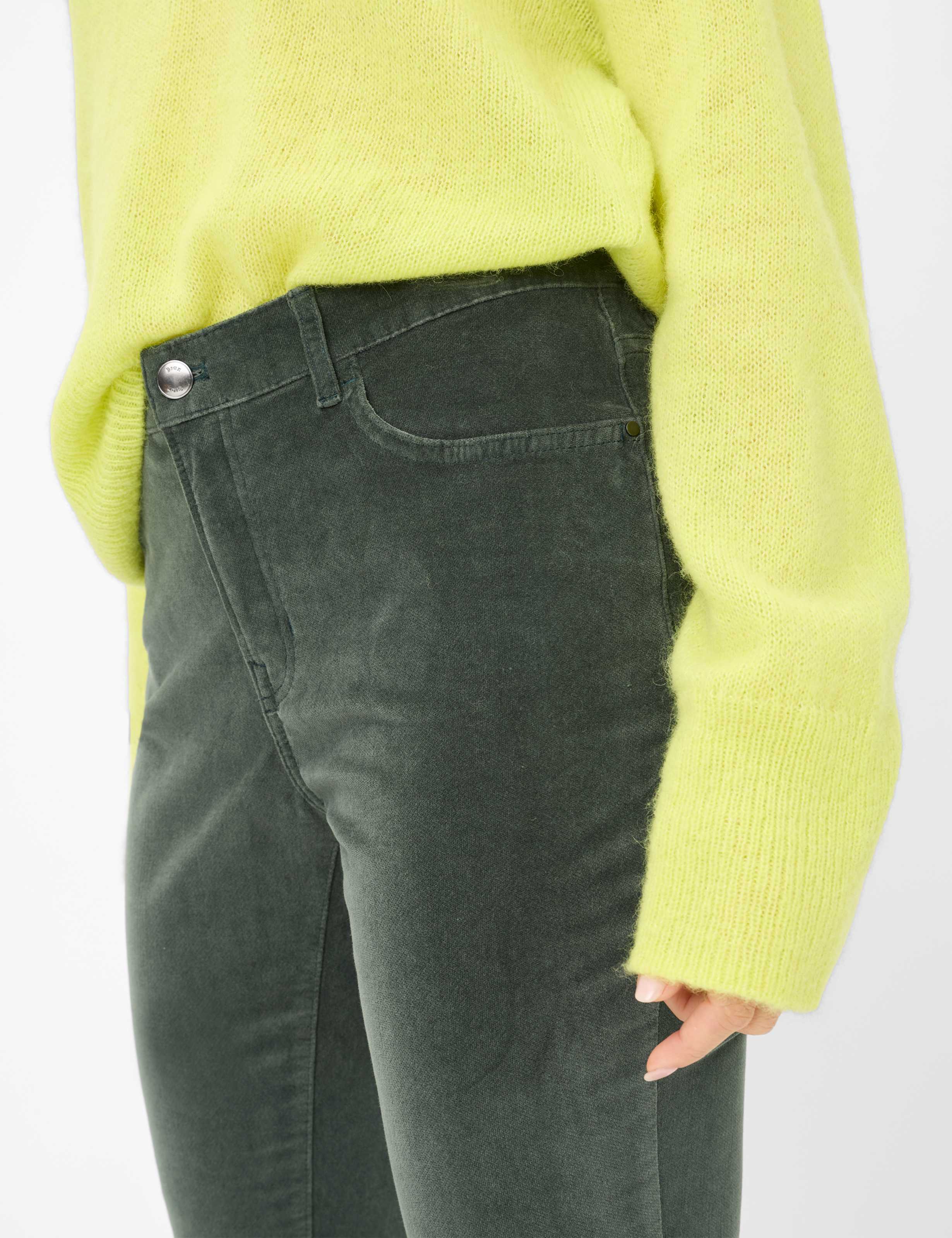 Damen Style MARY Dunkelgrün Regular Fit Detail 2