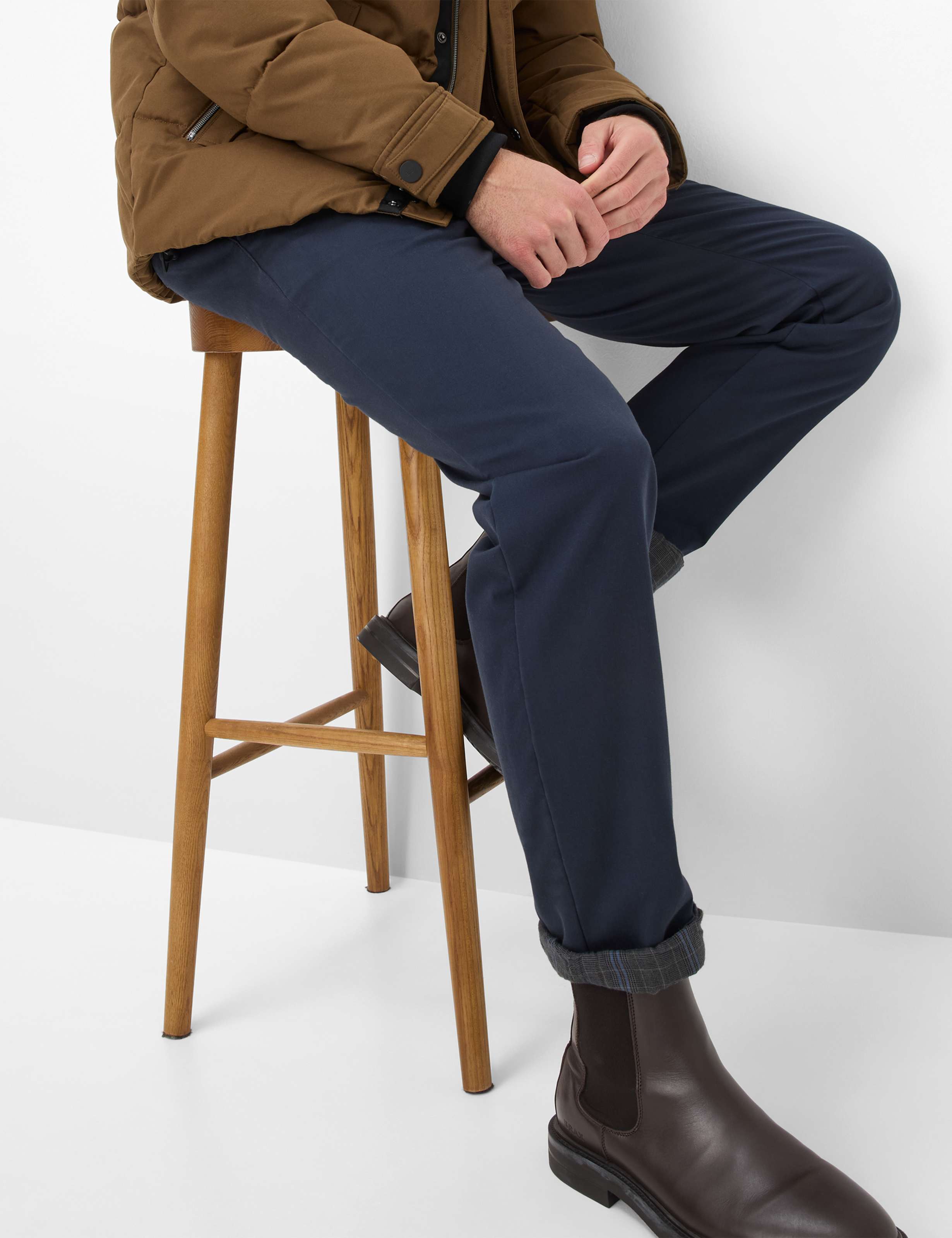 Homme Style JIM TT Bleu Foncé Regular Fit Détail 1