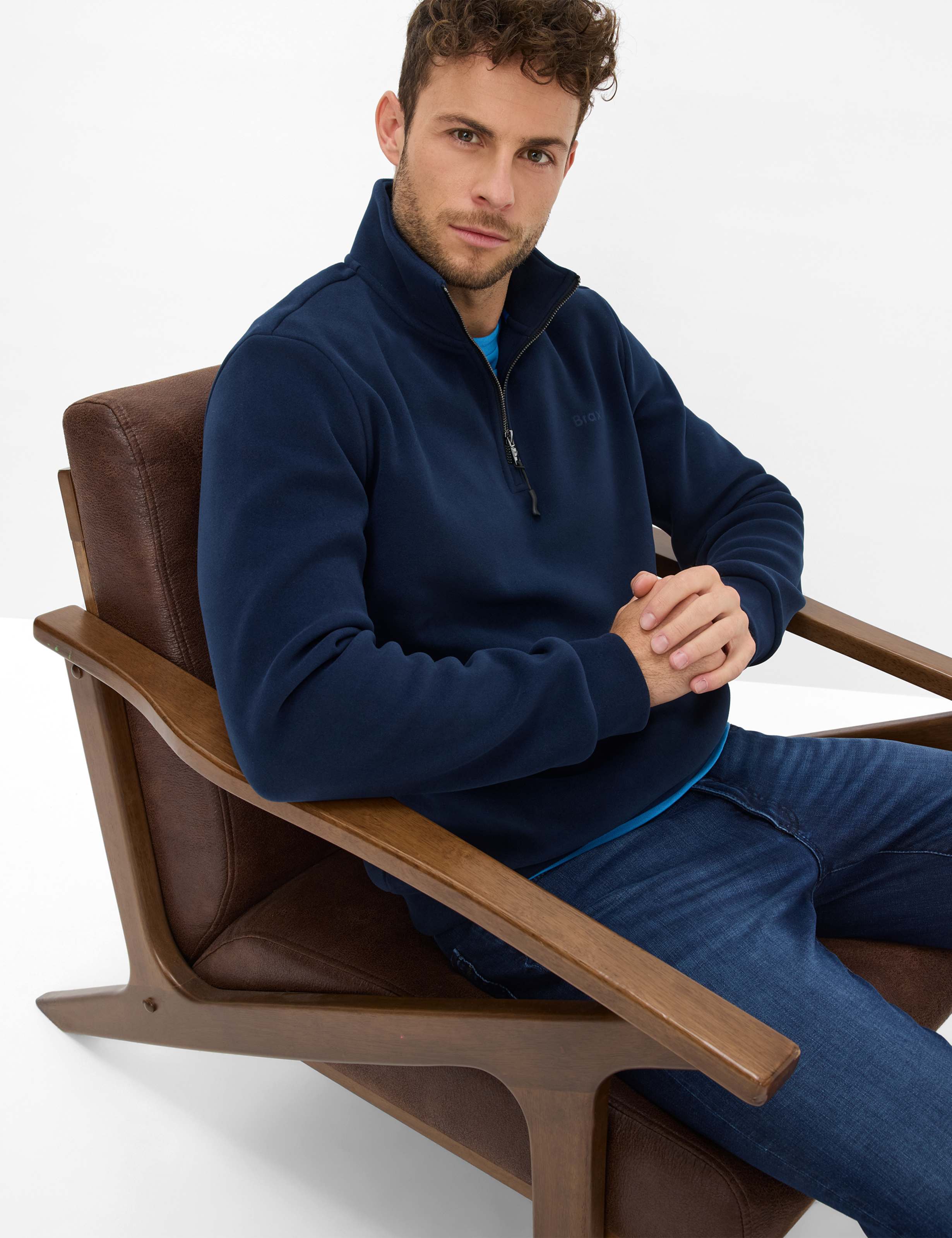 Homme Style SION Bleu Foncé  Détail 1