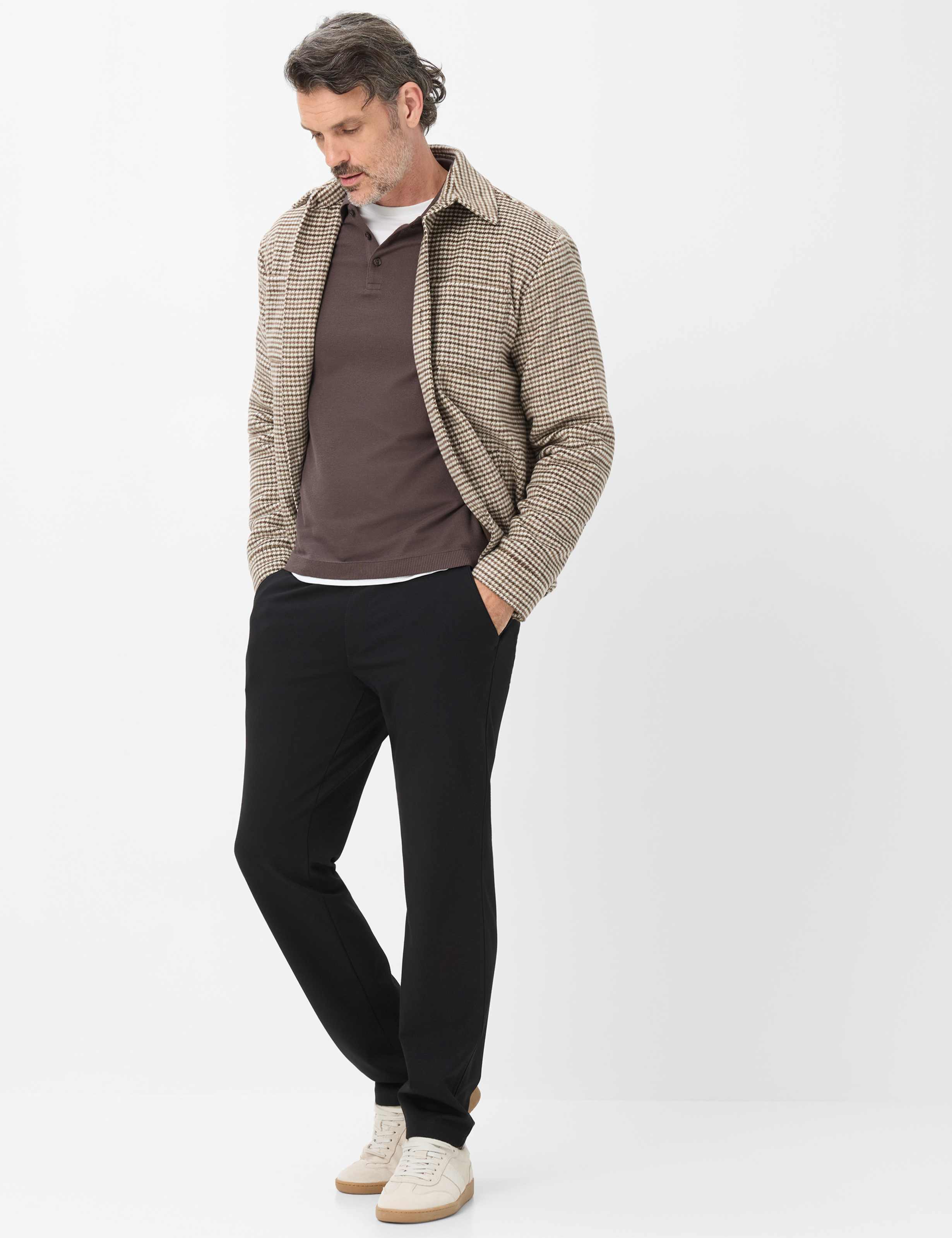 Herren Style THORE Schwarz Regular Fit Model Outfit