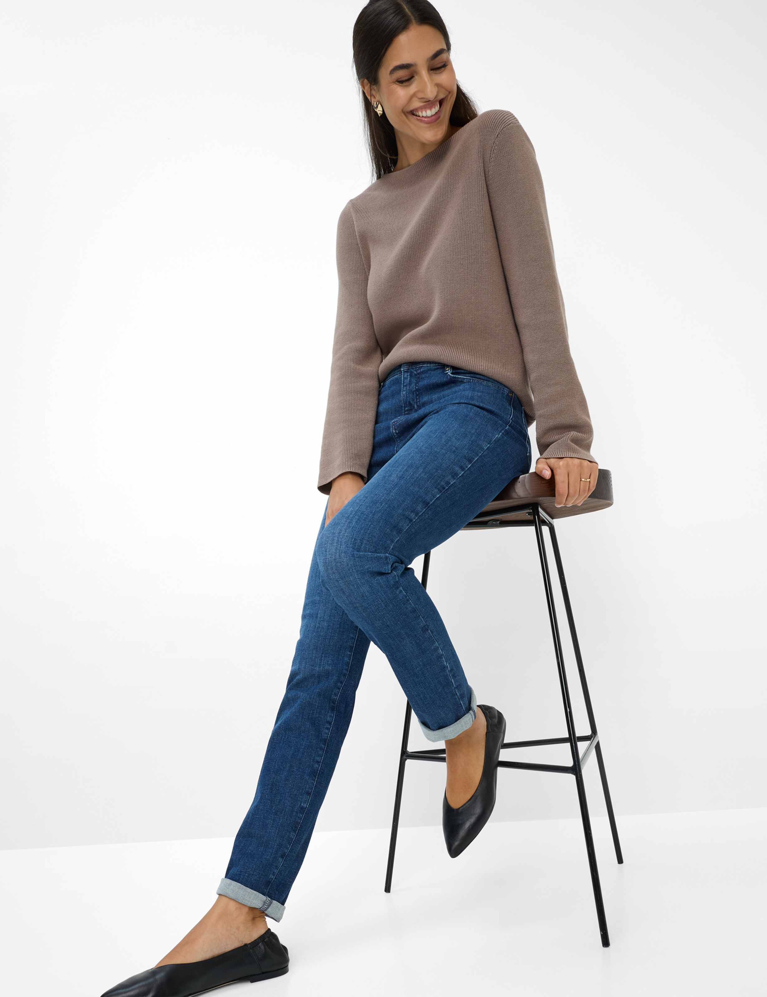 Damen Style CAROLA Denim Blau Feminine Fit Detail 1