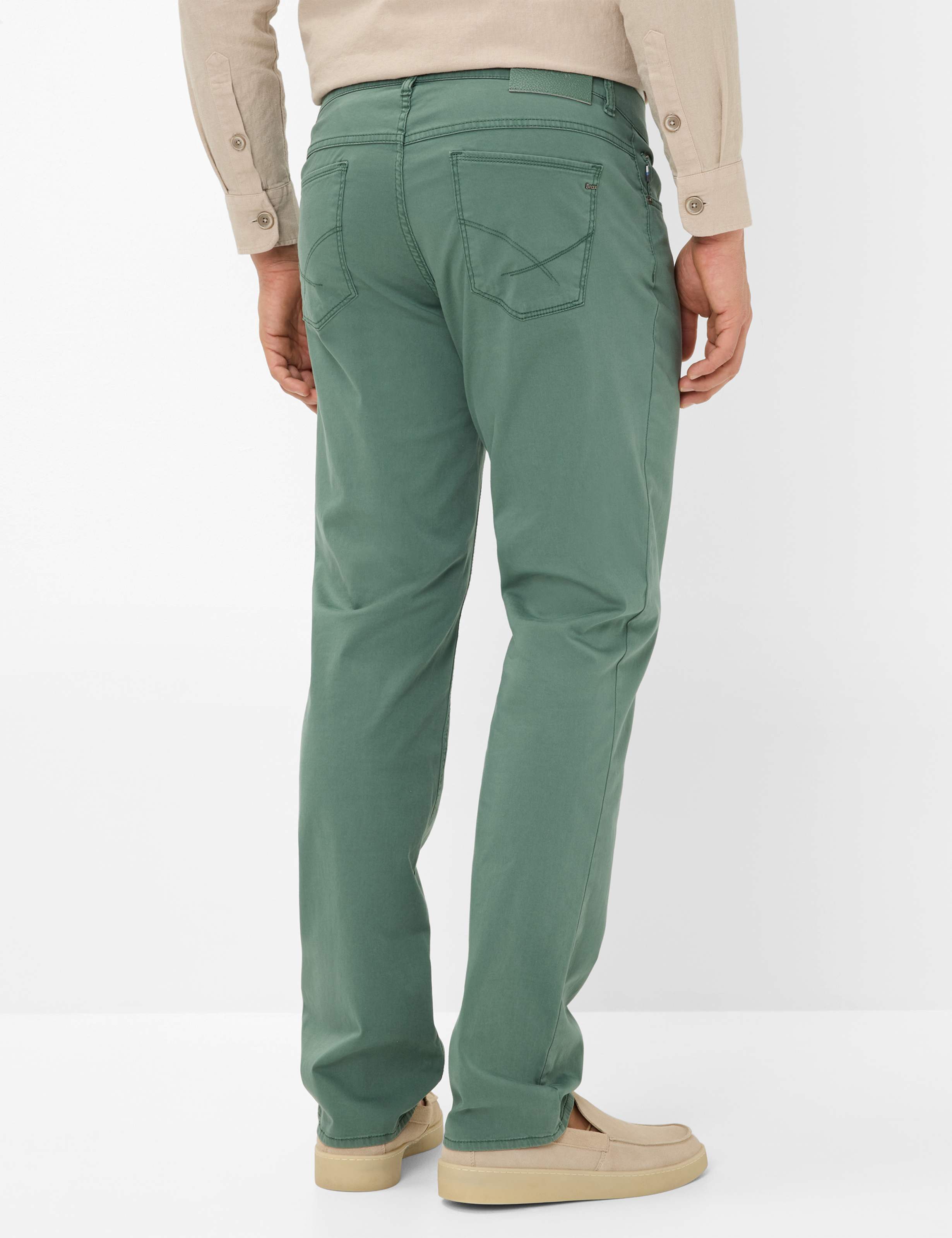 Men Style COOPER Green Regular Fit Model back