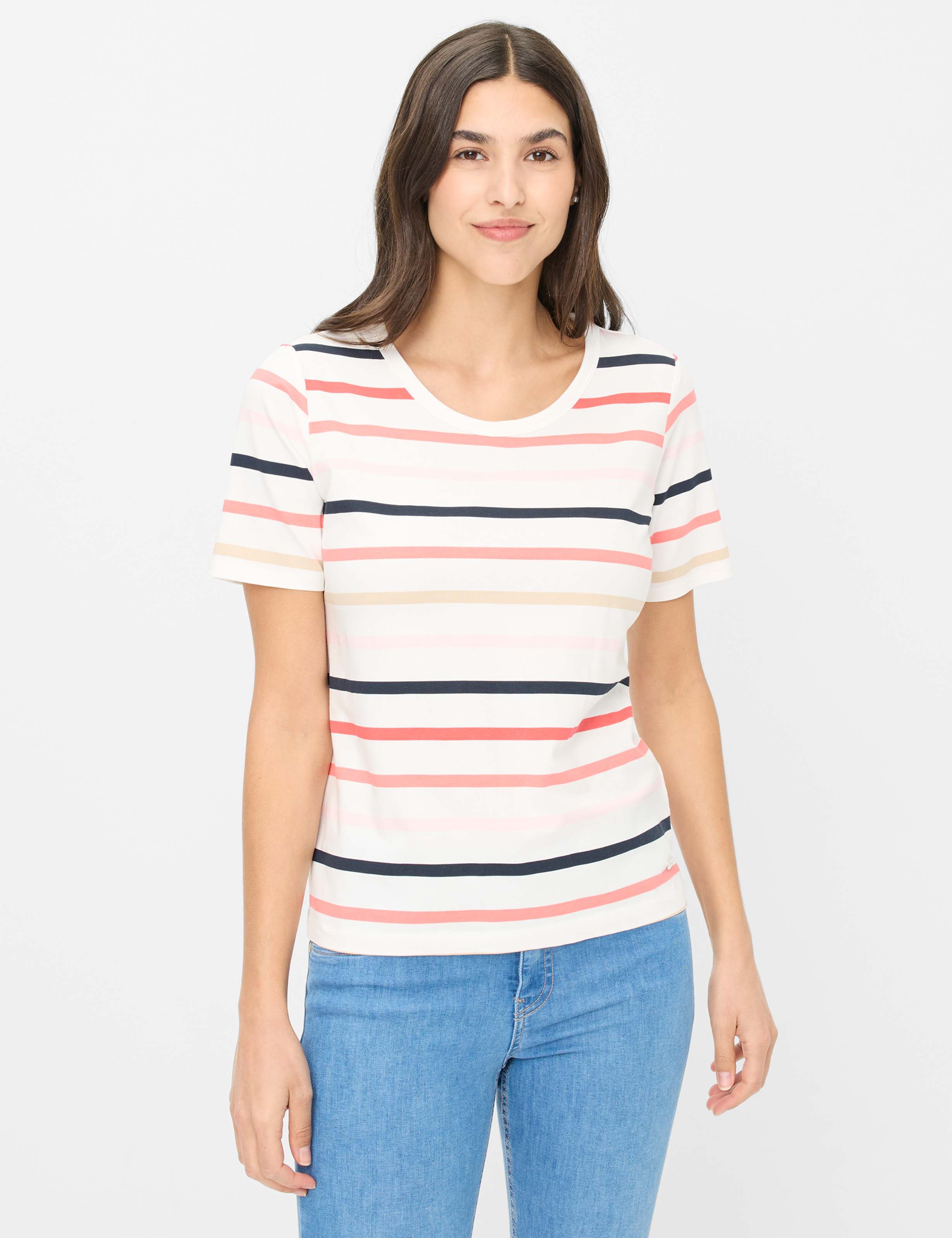 Thumbnail - Brax Damen Shirt Style CARINA, mehrfarbig, Gr. 46