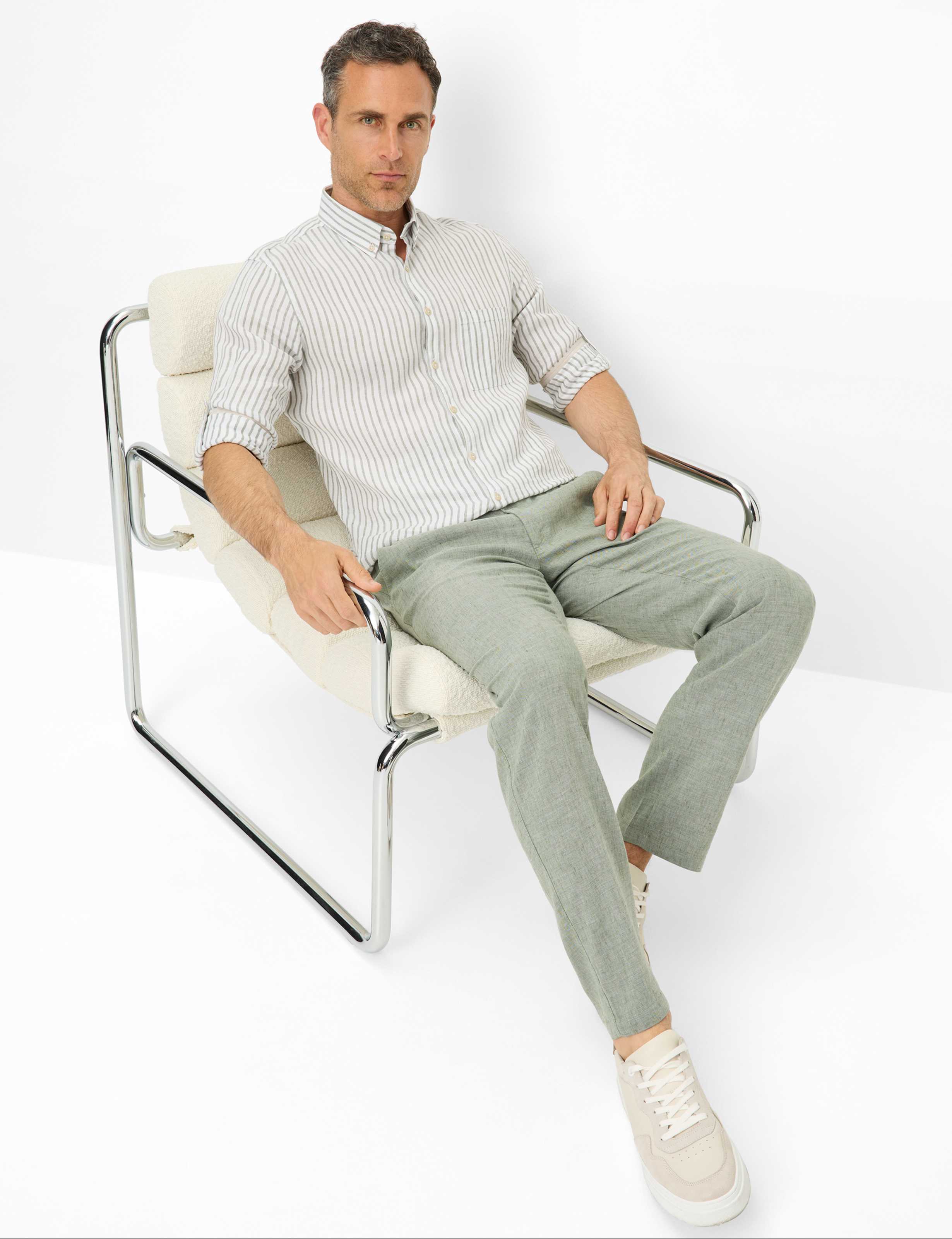 Heren Style TILL Groen Regular Fit Detail 1