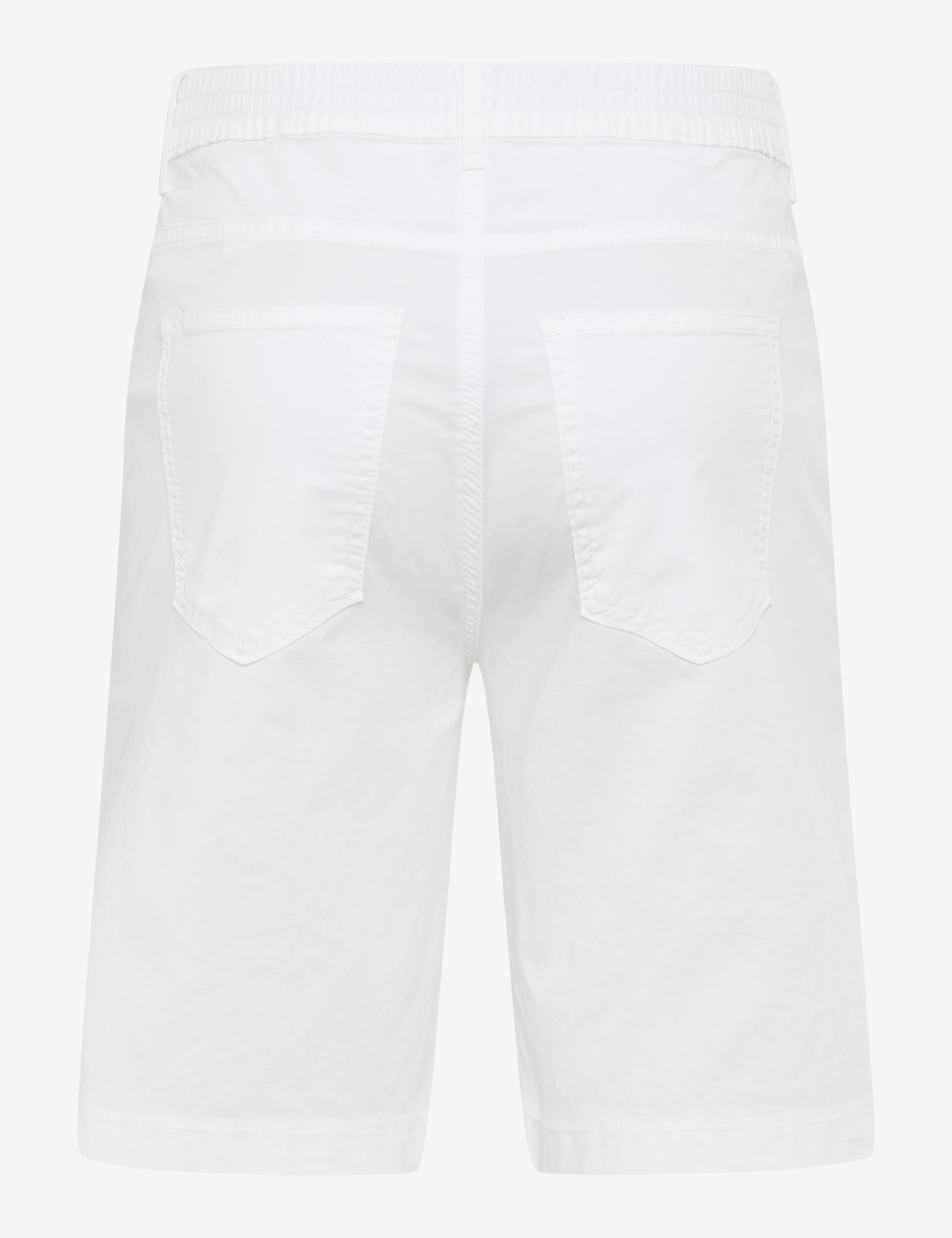 Dame Style MAINE B Hvid Wide Leg Udskæring bagpå
