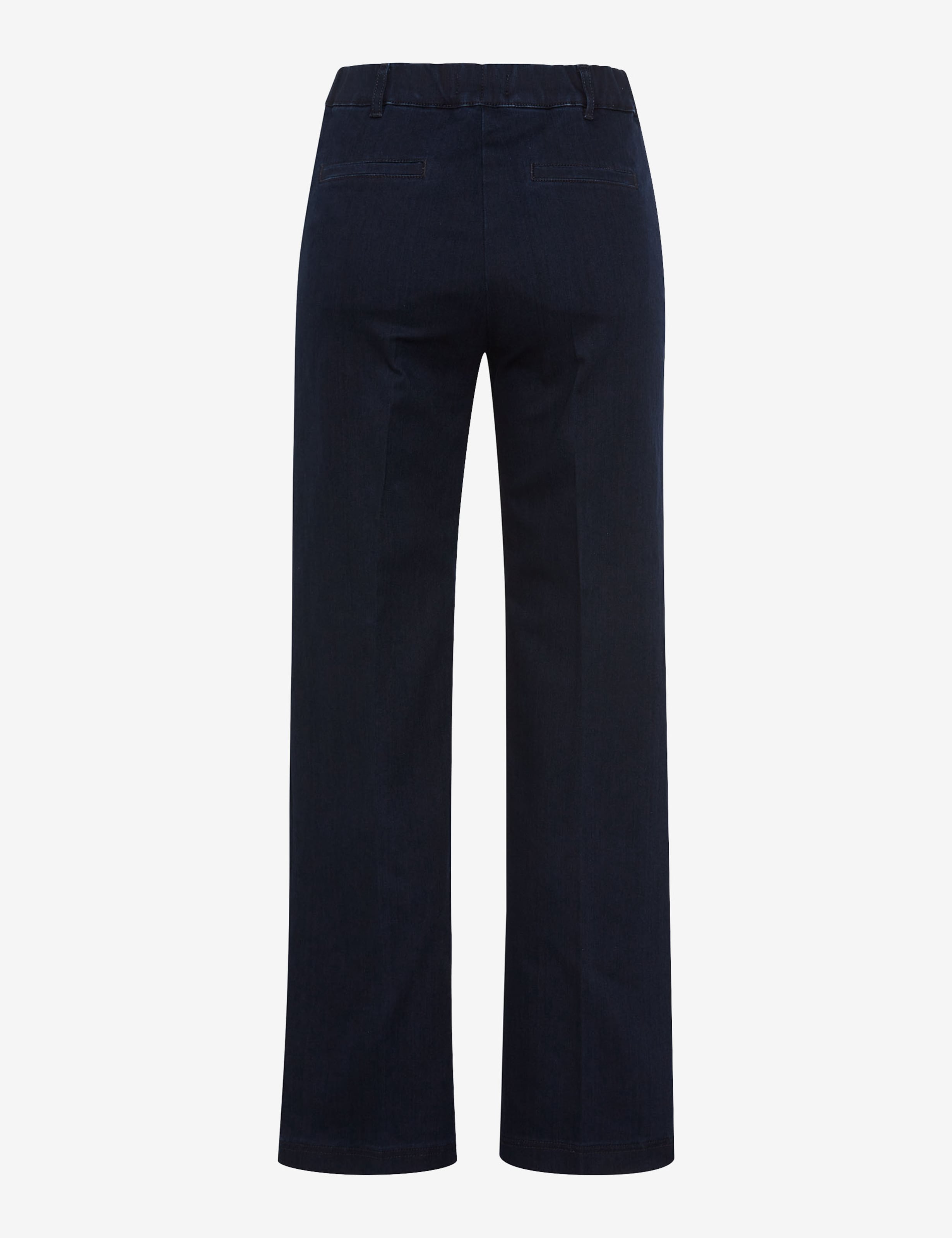 Damen Style PEGGY FLARED Denim Dunkelblau Slim Fit Freisteller Rueck