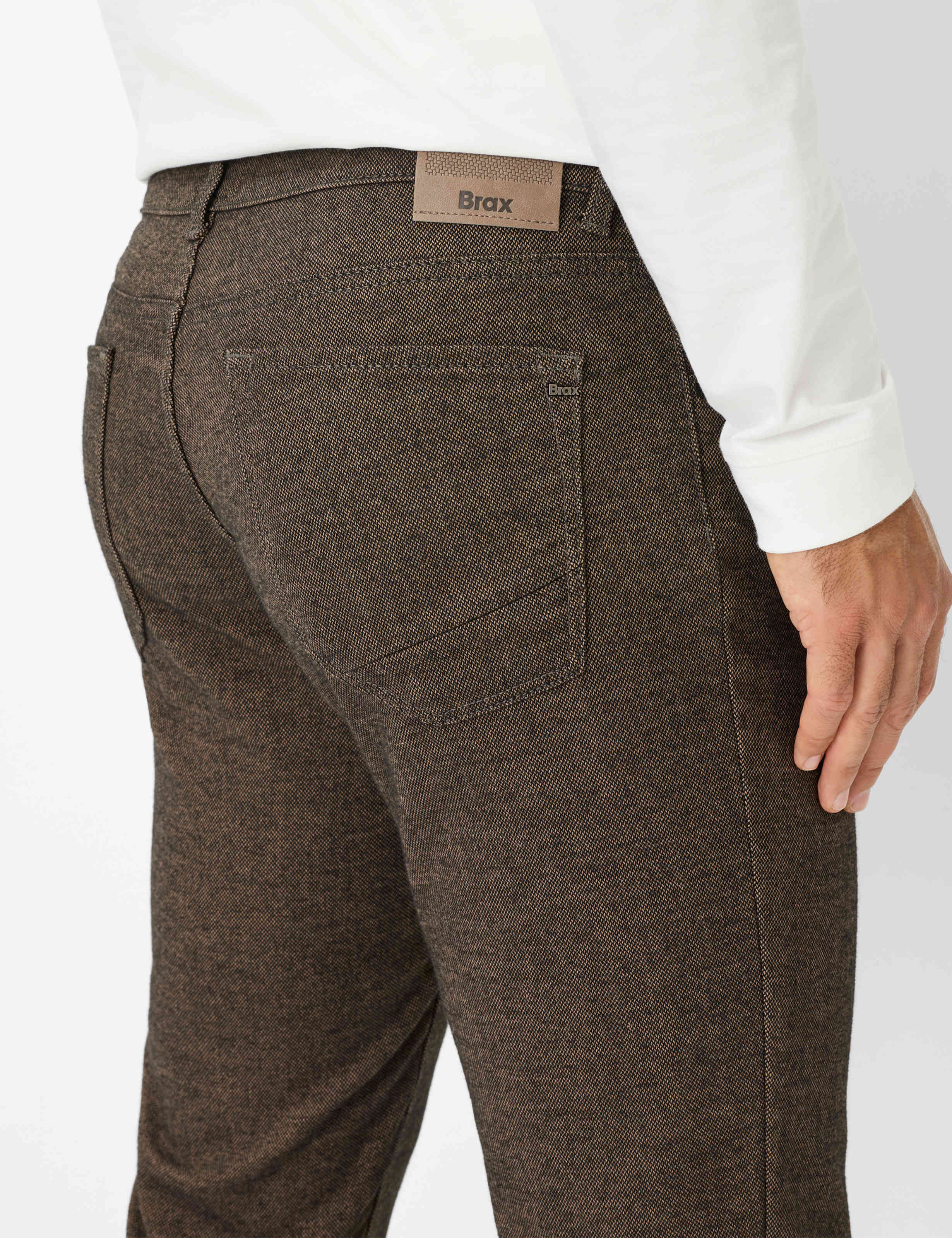 Men Style CHUCK Brown Modern Fit Detail 2