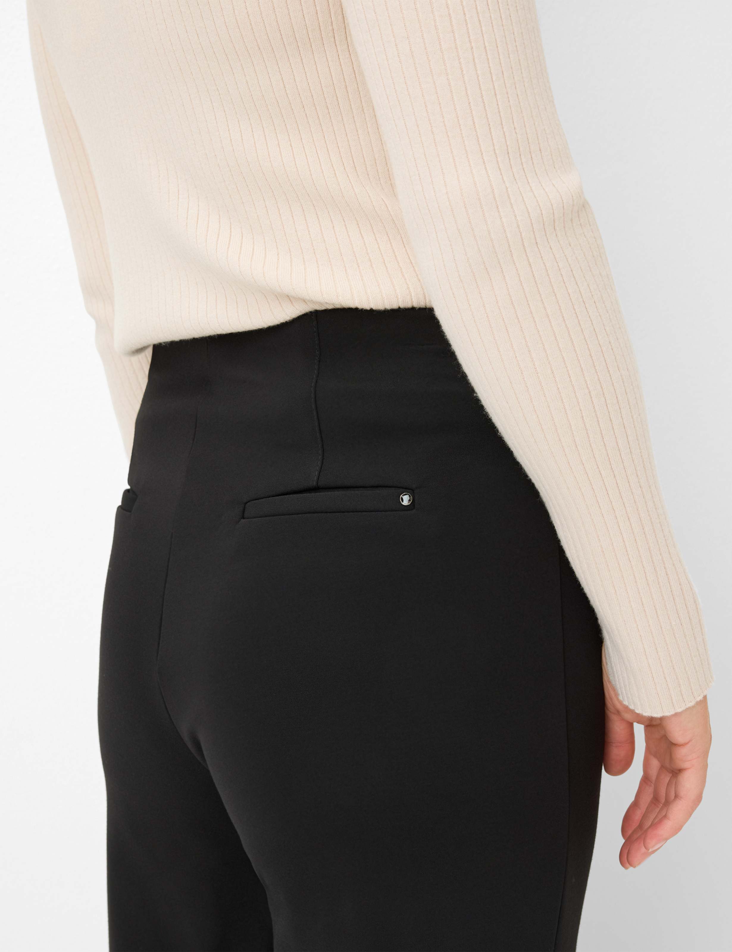 Femme Style LILLYTH FLARED Noir Super Slim Fit Détail 2