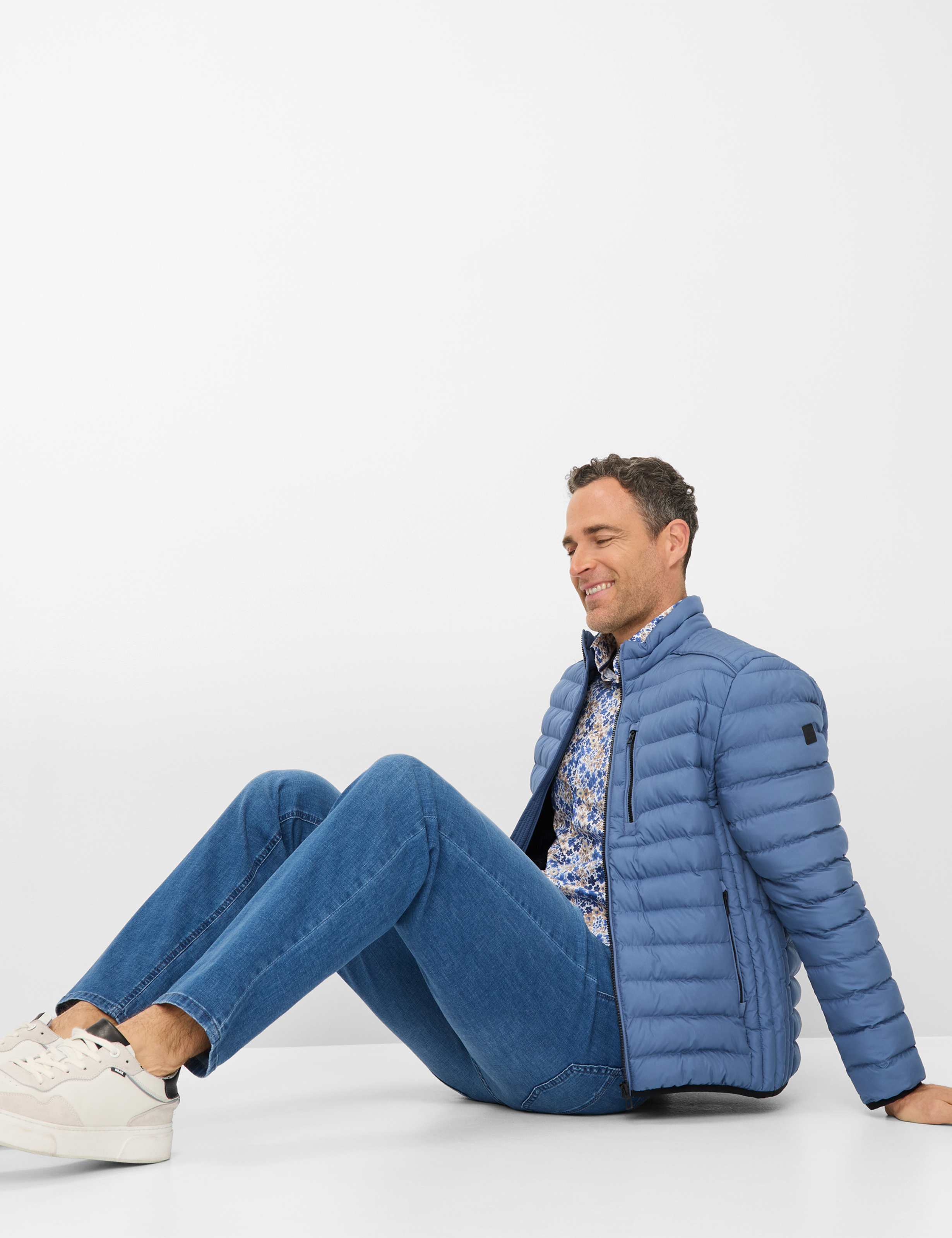 Herren Style LUKE Denim Blau Regular Fit Detail 1
