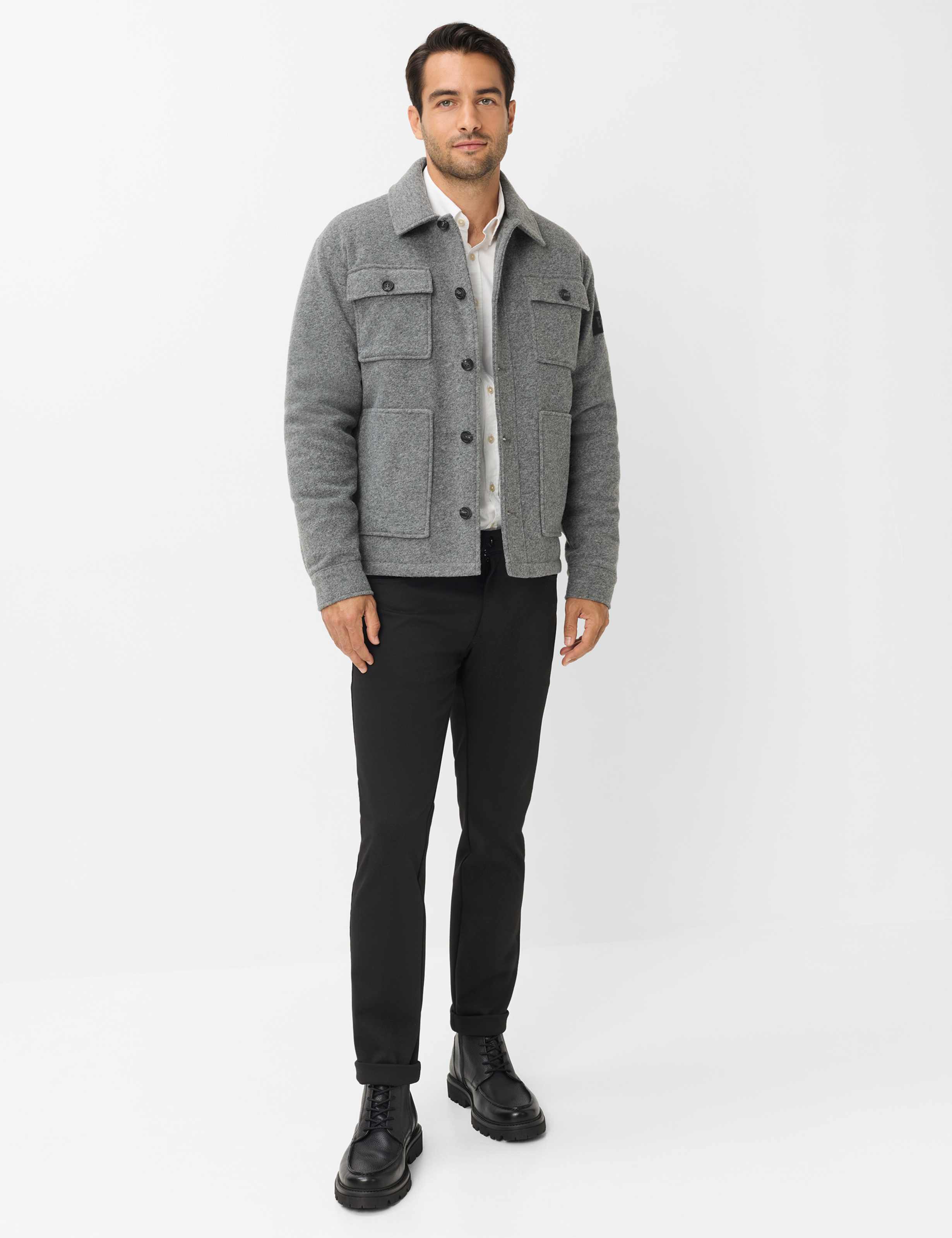 Herren Style TED Grau  Model Outfit