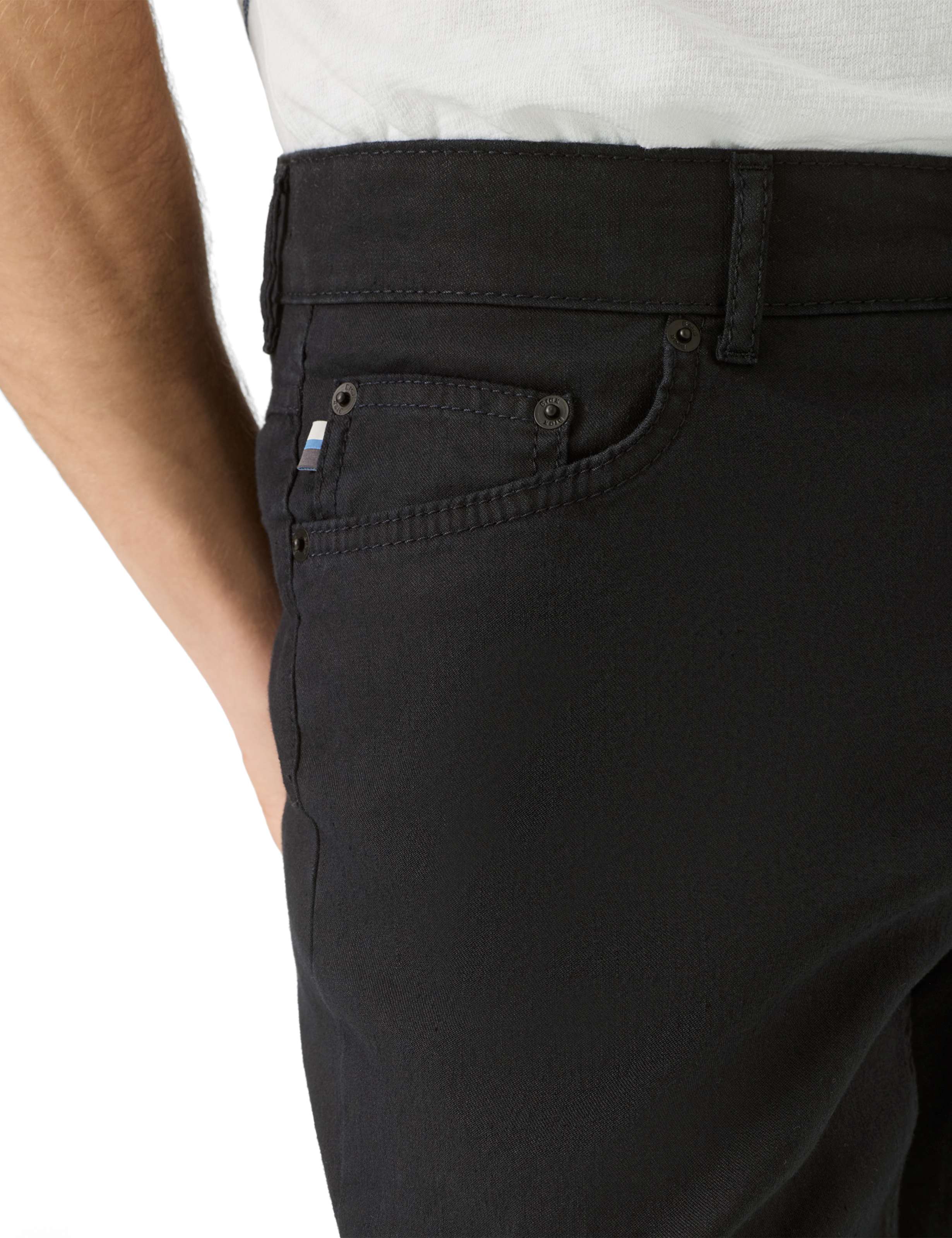 Homme Style COOPER L Bleu Foncé Regular Fit Détail 2