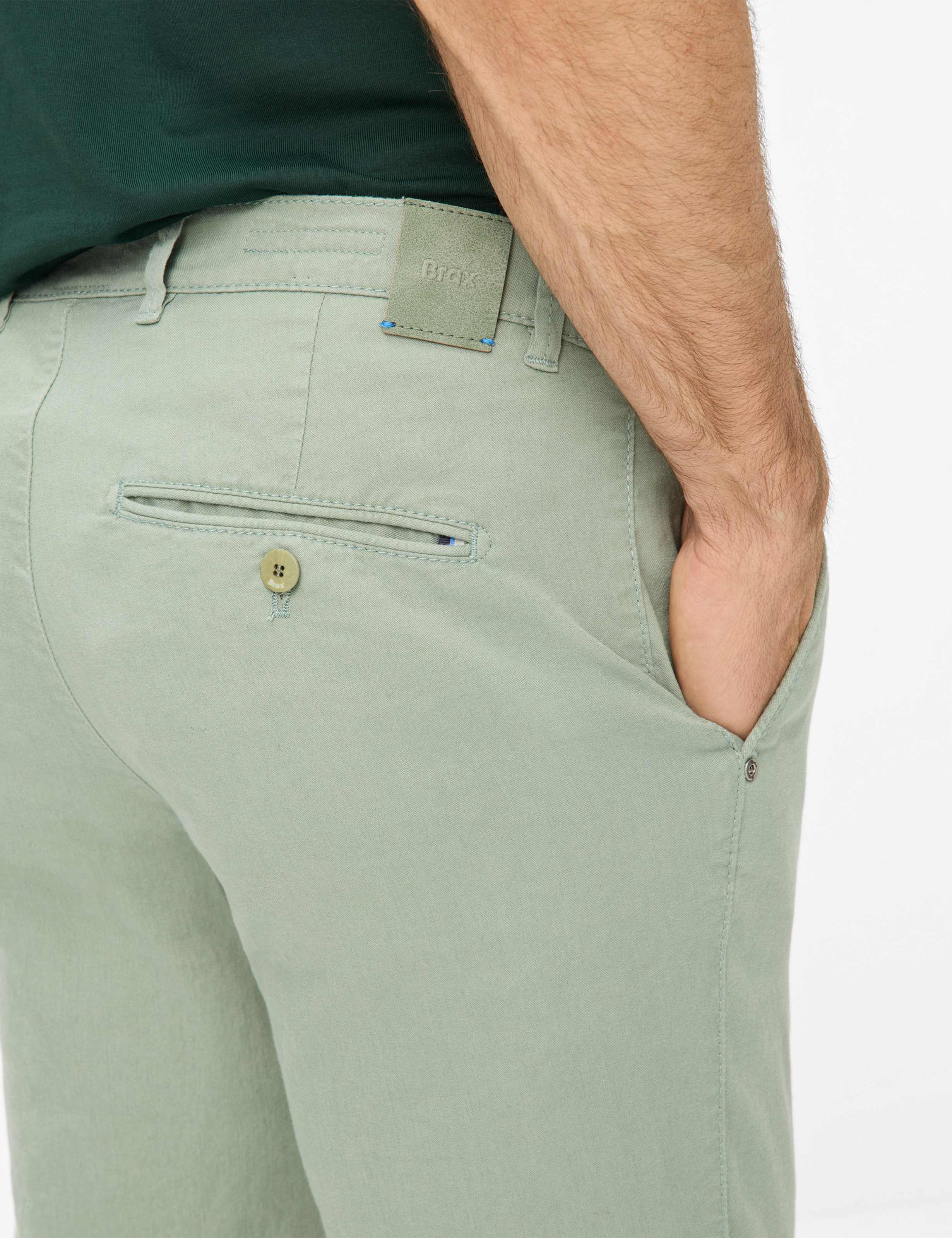 Herren Style FABIO IN Grün Modern Fit Detail 2