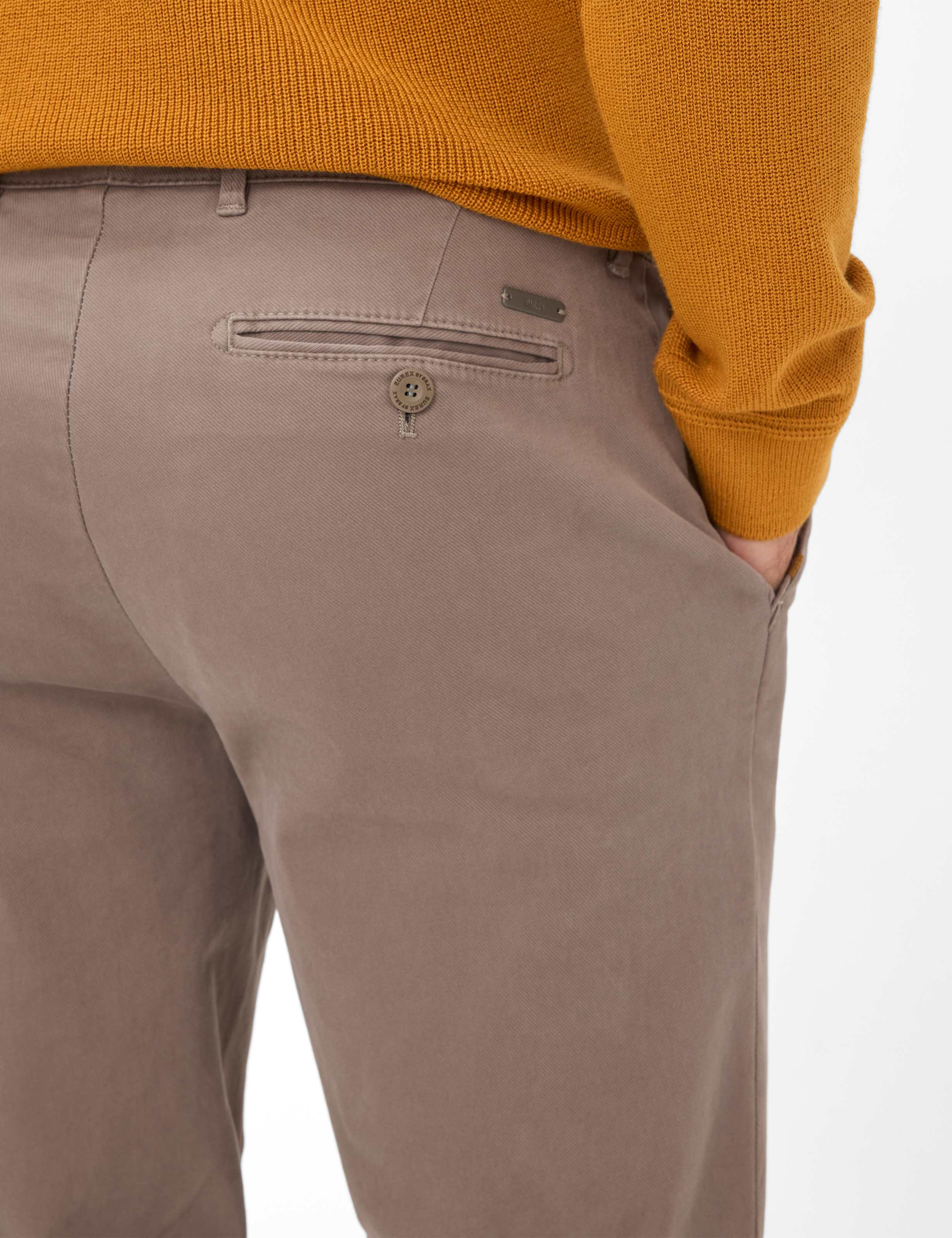 Heren Style JOE Mediumgrijs Modern Fit Detail 2